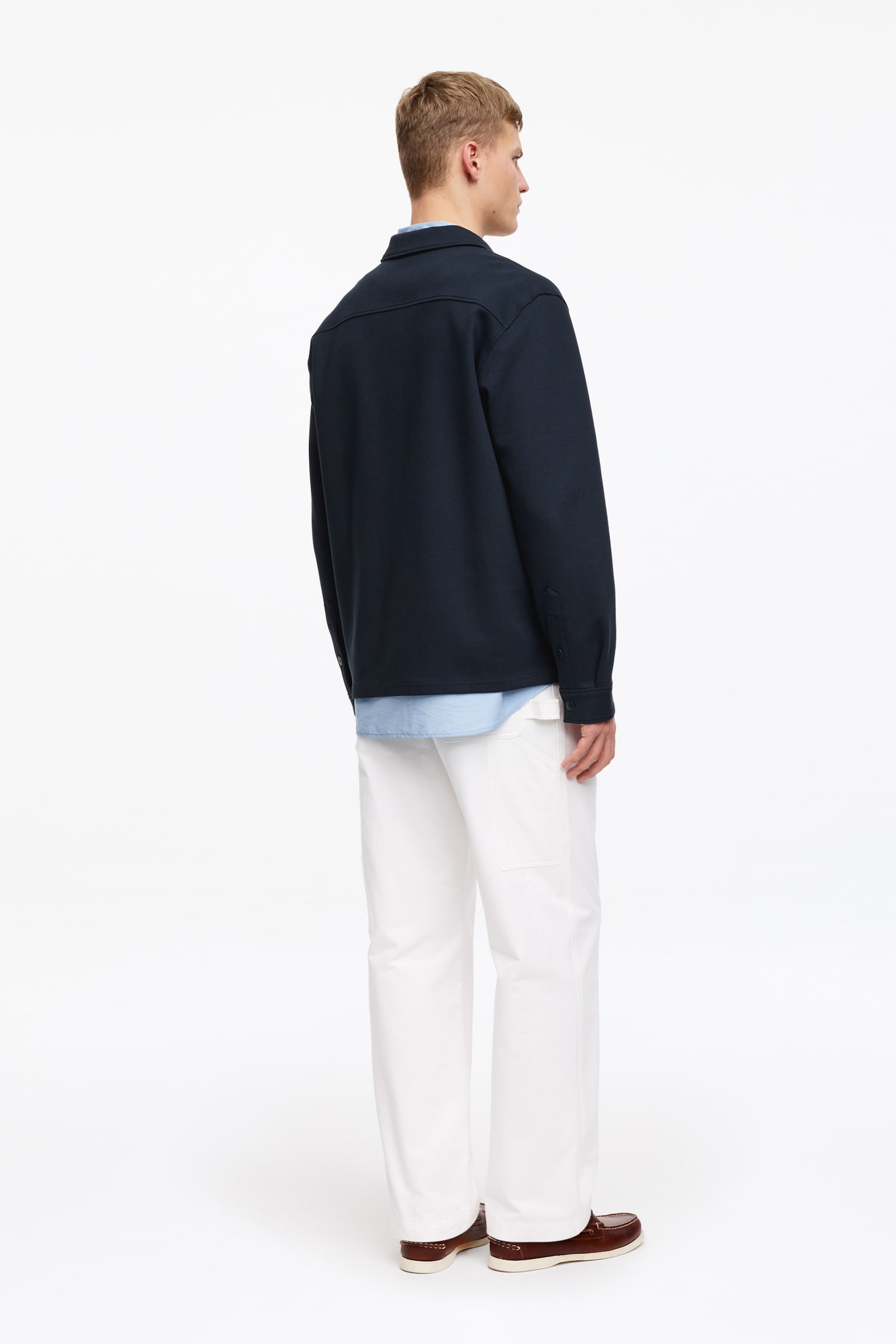 Overshirt - Mörkblå/Mullvadsgrå - 4