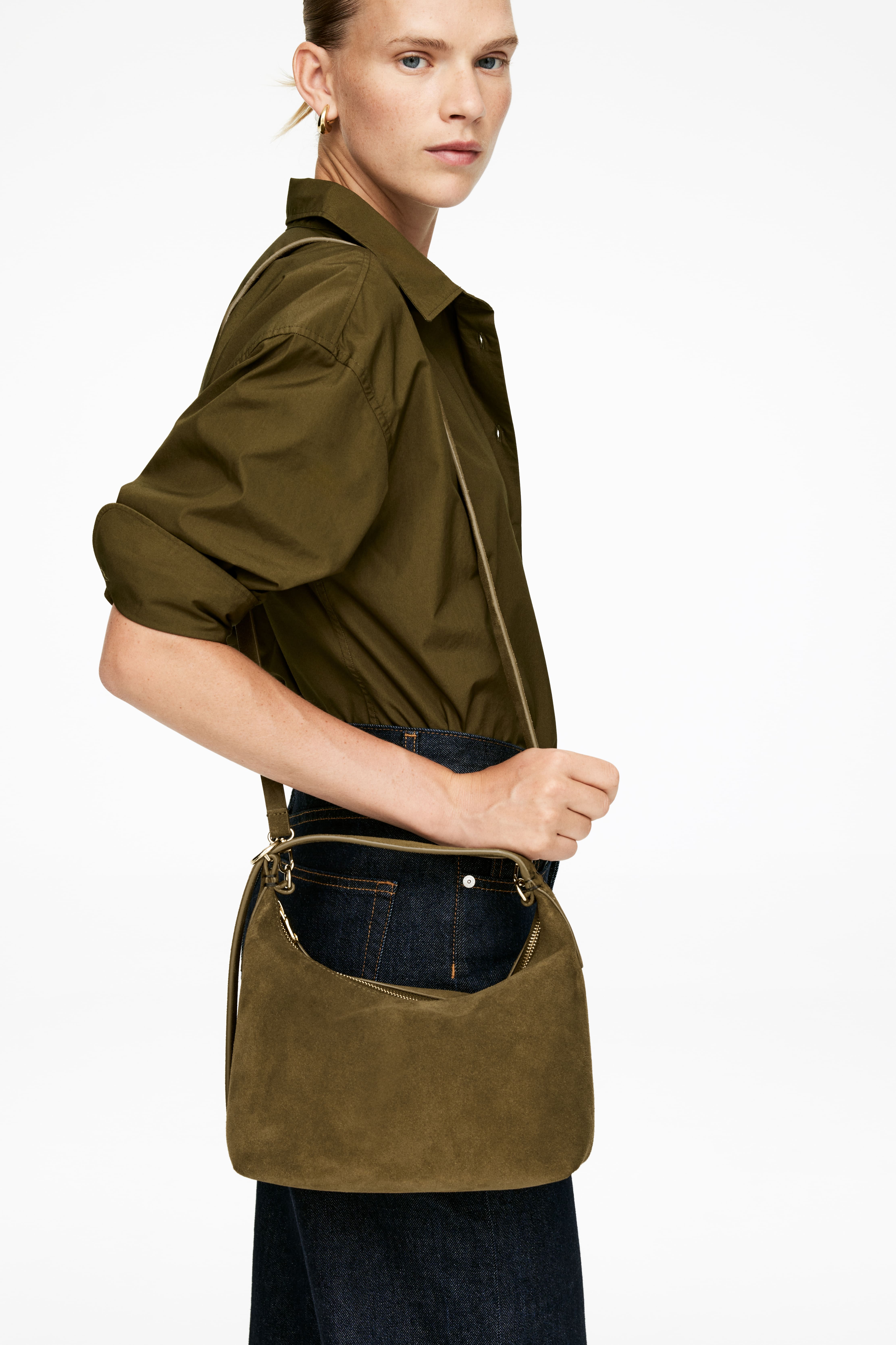 Mockaväska - Khakigrön/Brun