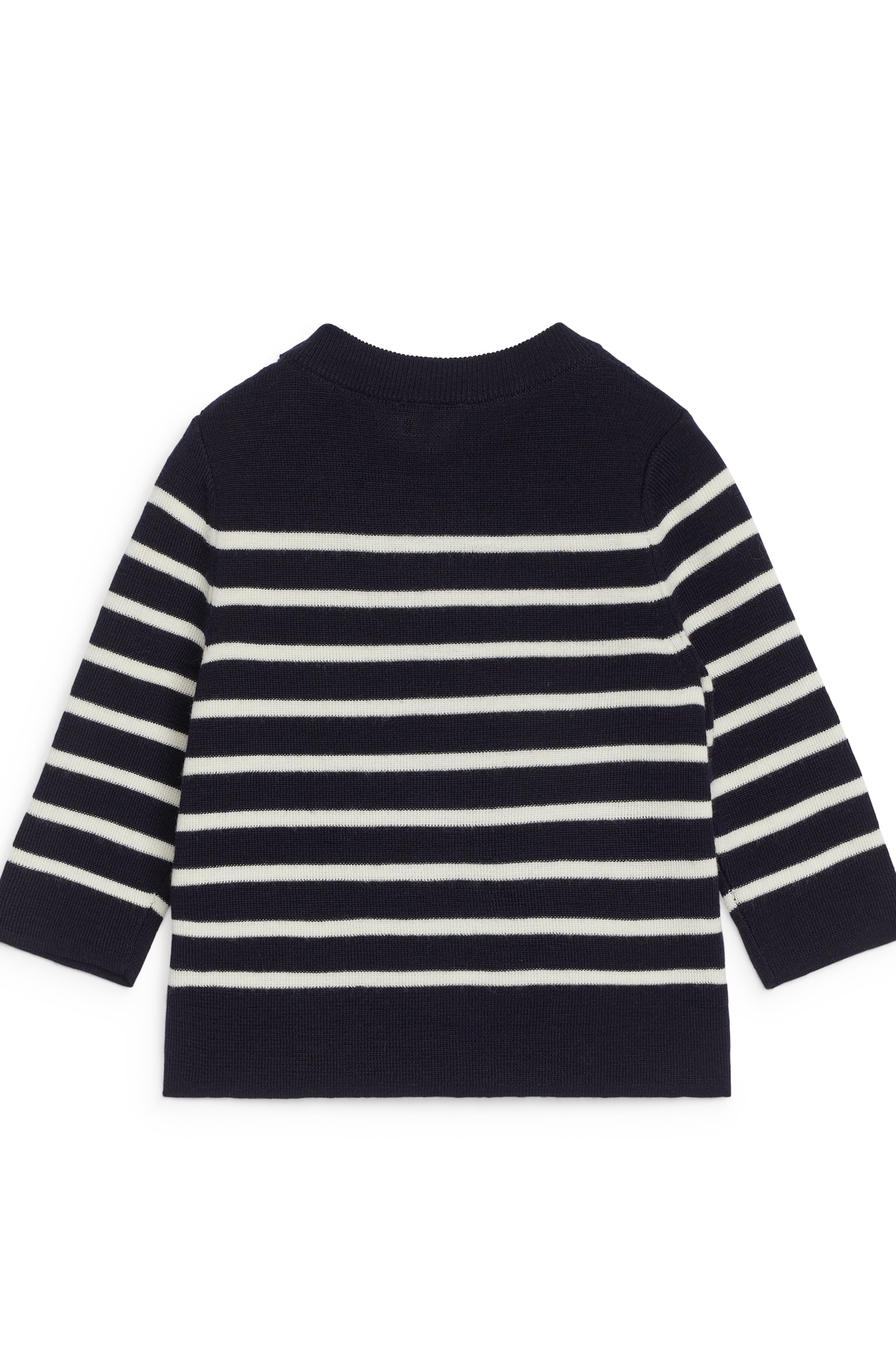 Wool Jumper - Dark Blue/Off White/Pink/Red - 2