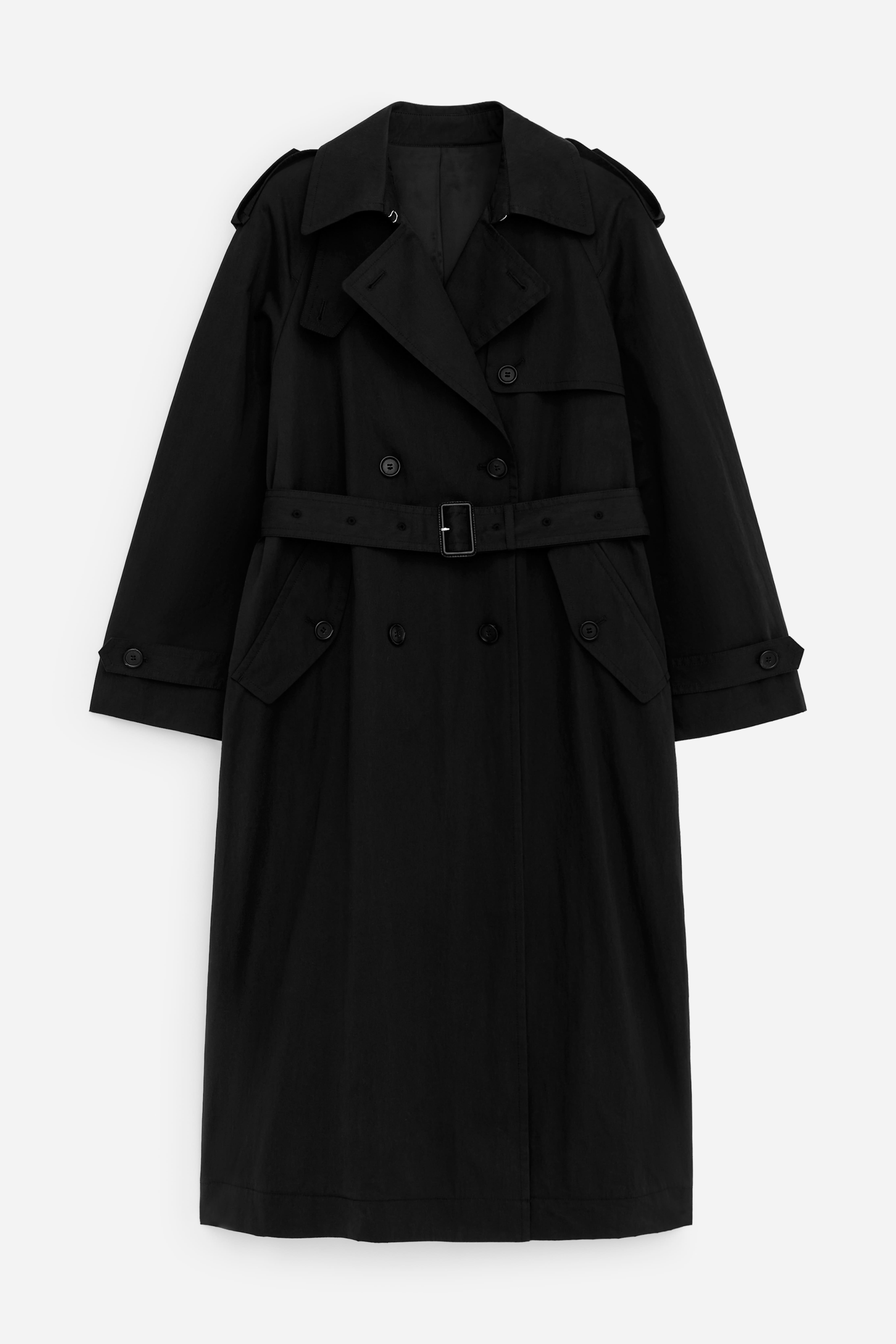 Trench-coat oversize - Noir