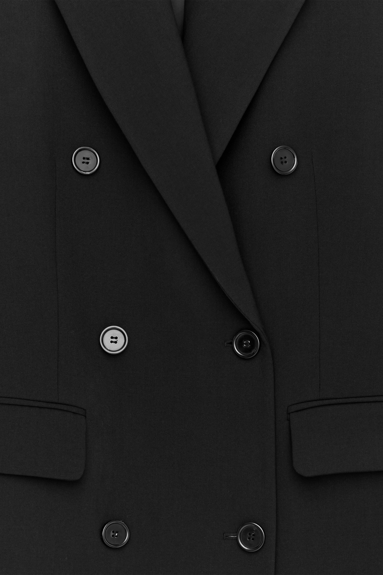 Schmaler Mantel - Schwarz - 6