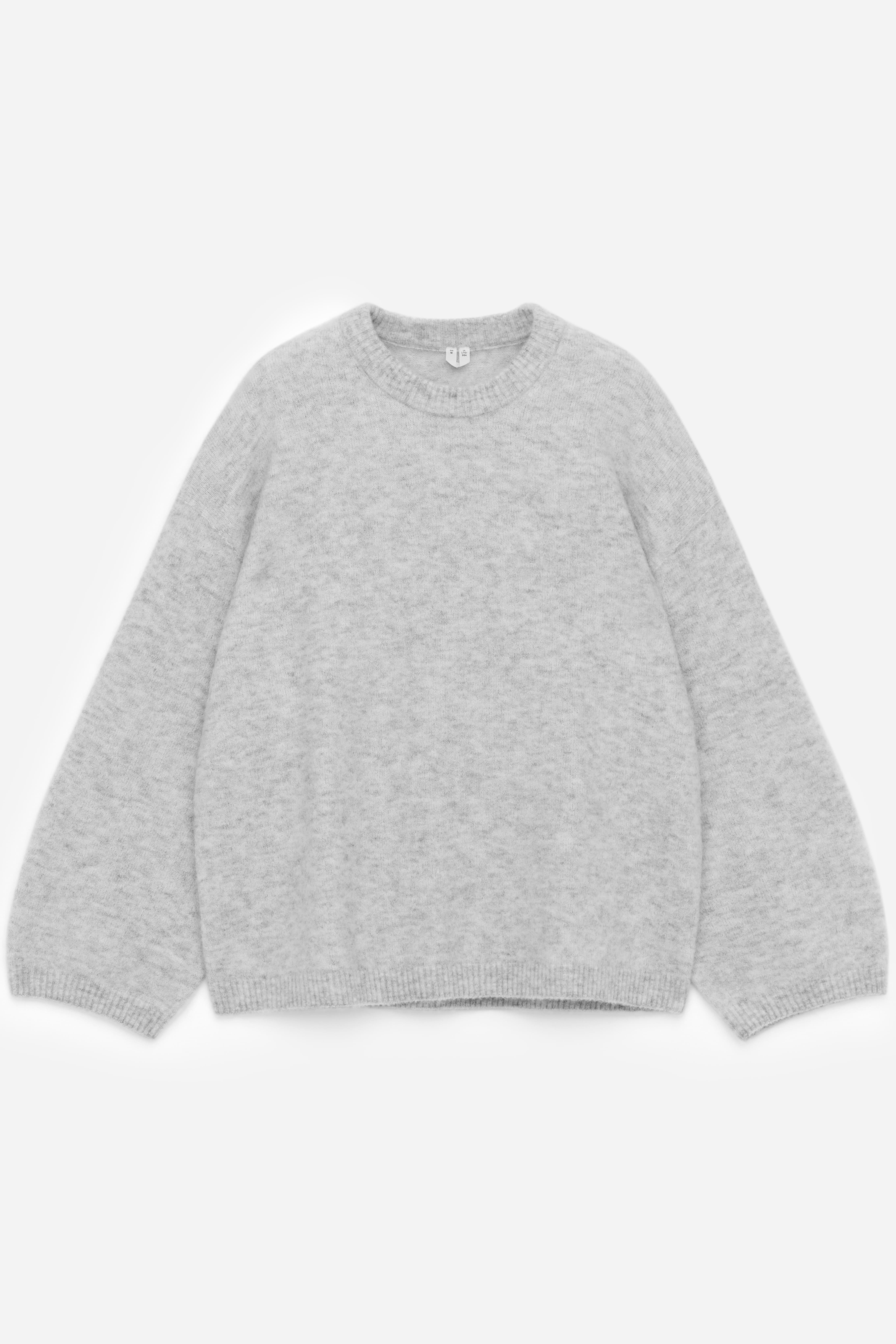 Trui van een alpacawolmix - Lichtgrijs/Gebroken wit/Groen/Donker bordeauxrood/Zwart/Oudroze/Turkoois/Paars/Donkerblauw/Beige