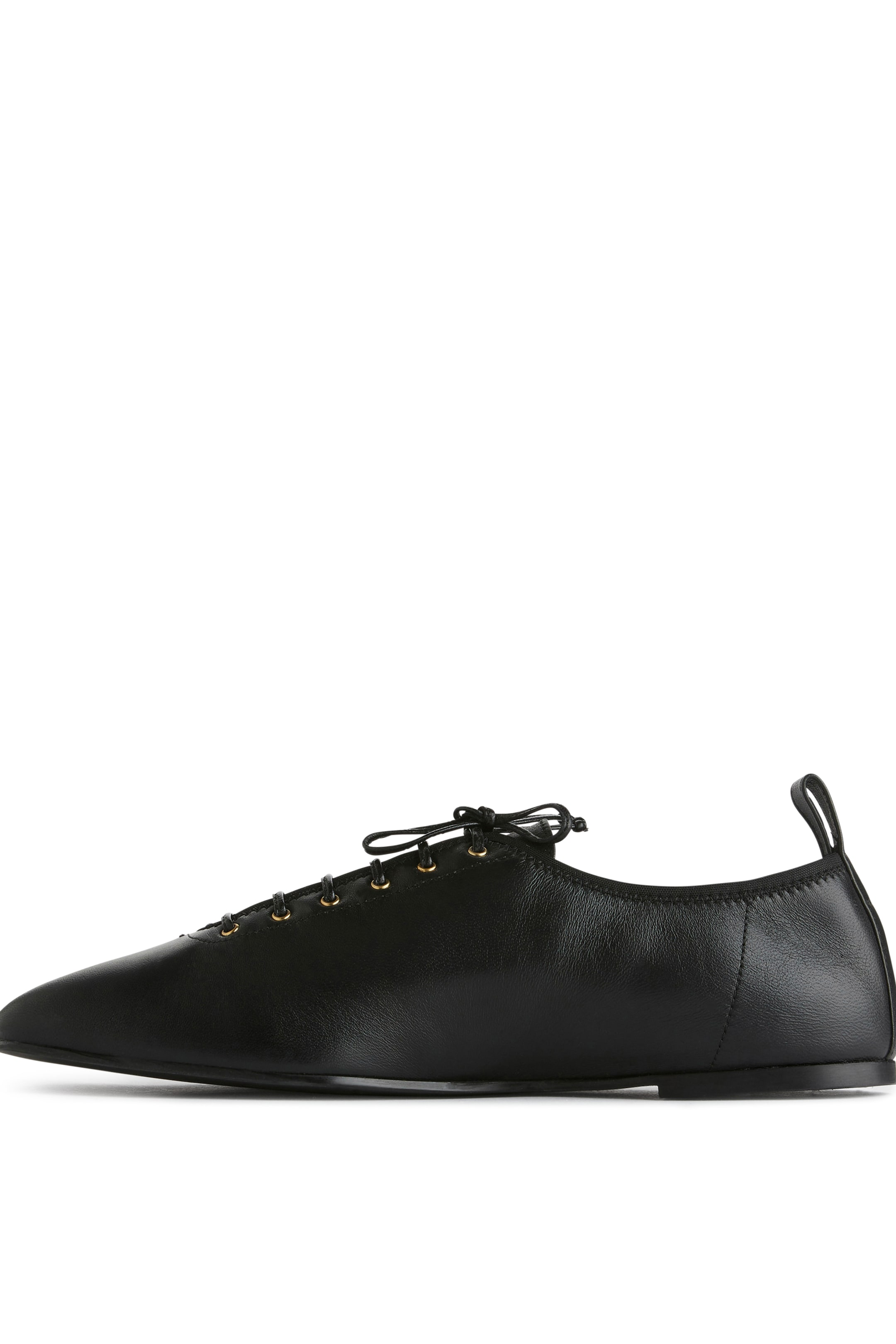 Lace-Up Derby Flats - No heel - Black - Ladies | H&M GB