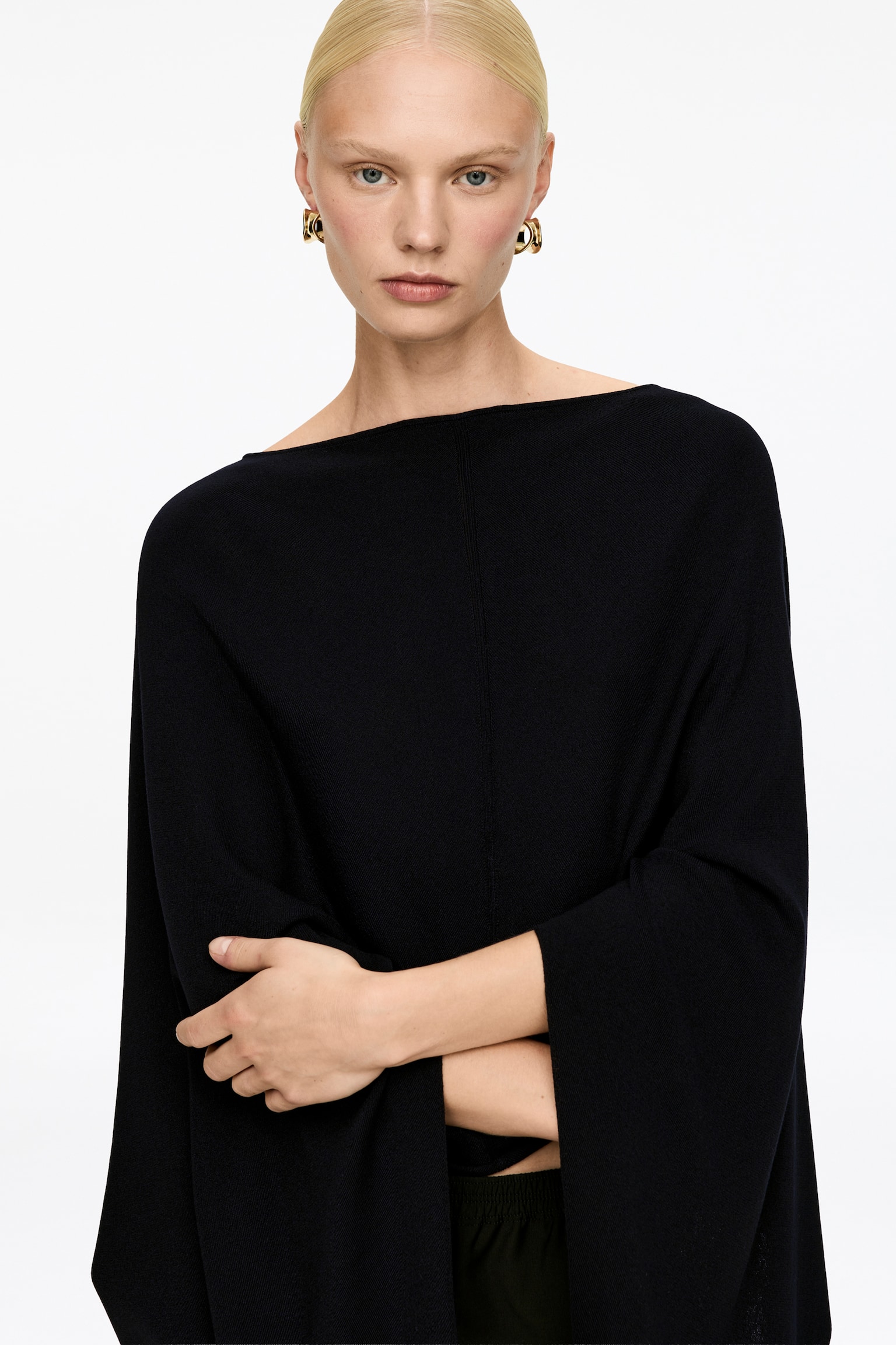 Haut à col bateau - Noir - 3