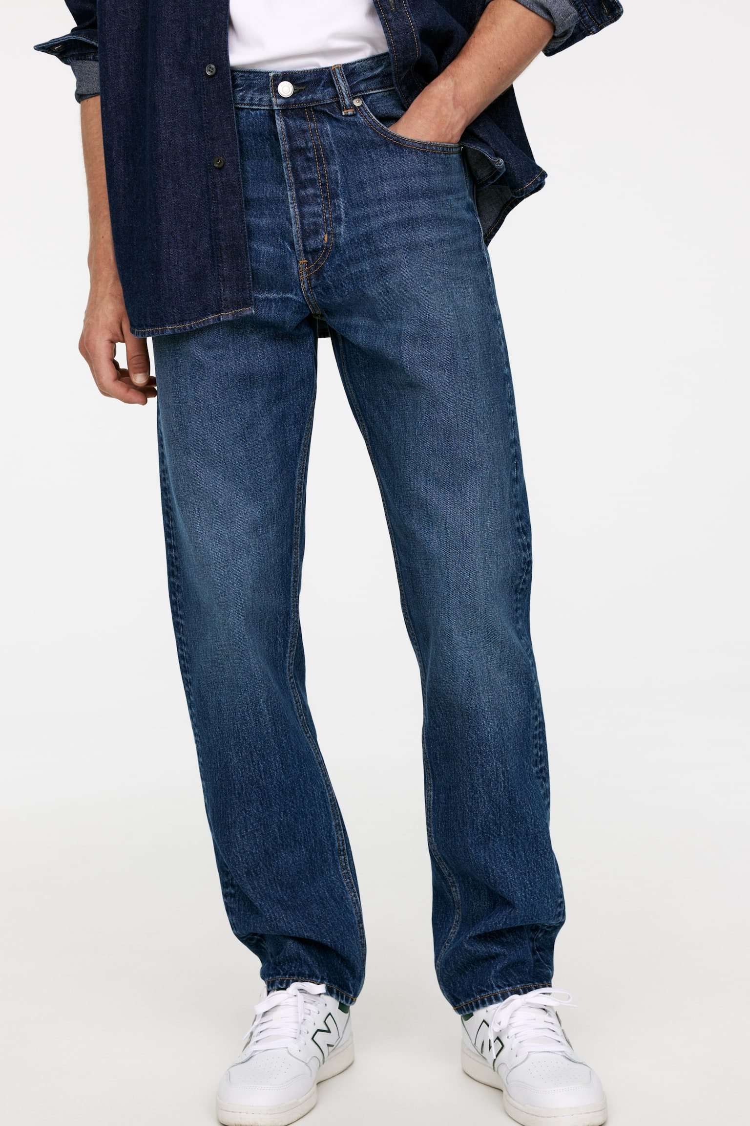 COAST Relaxed Tapered Jeans - Dark Blue/Black - 6