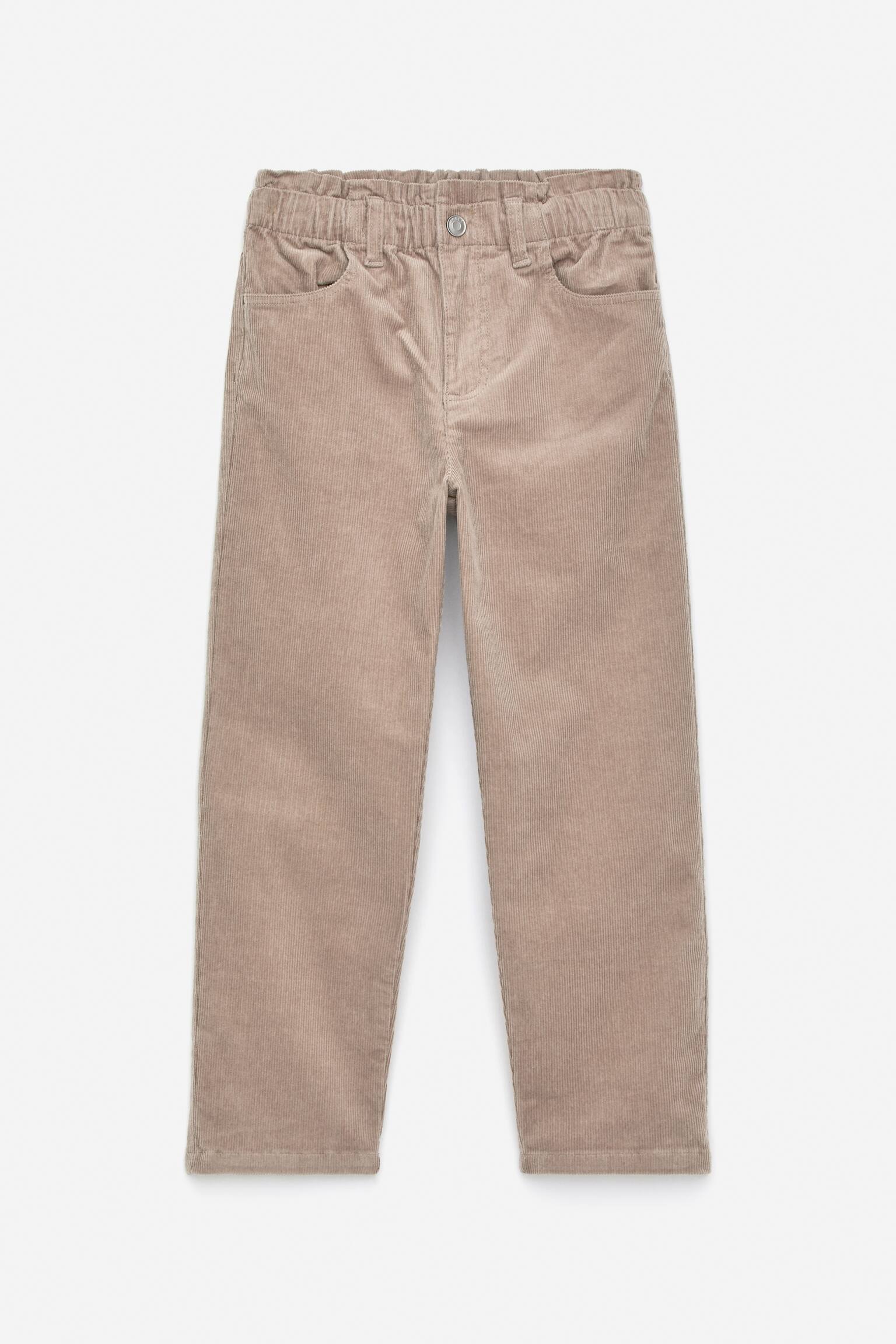 Kordfløyelbukser - Beige/Lilla - 1