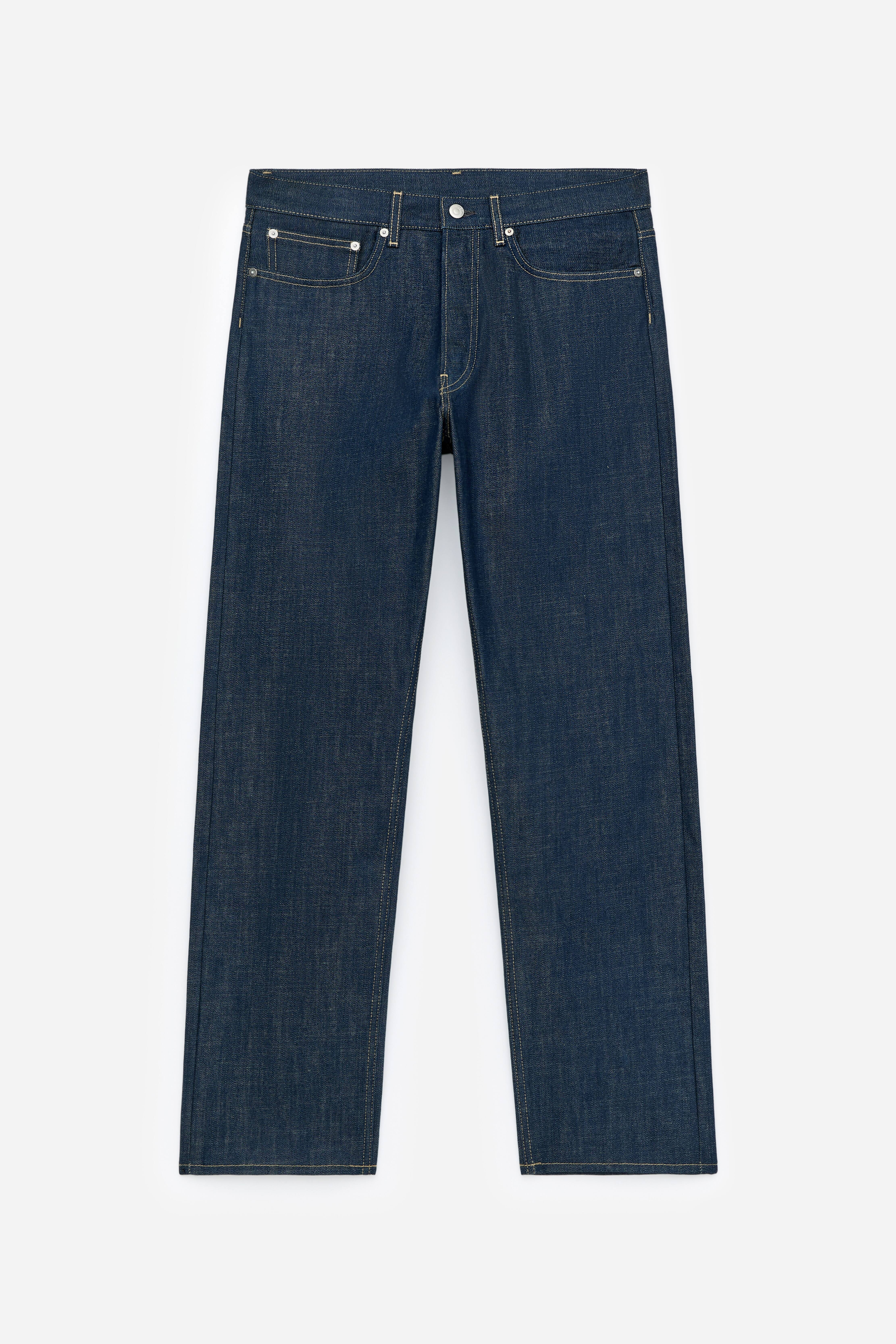 CLIFF jeans med klassisk passform - Mörkblå/Mellanblå/Otvättade/blå/Blå/Svart
