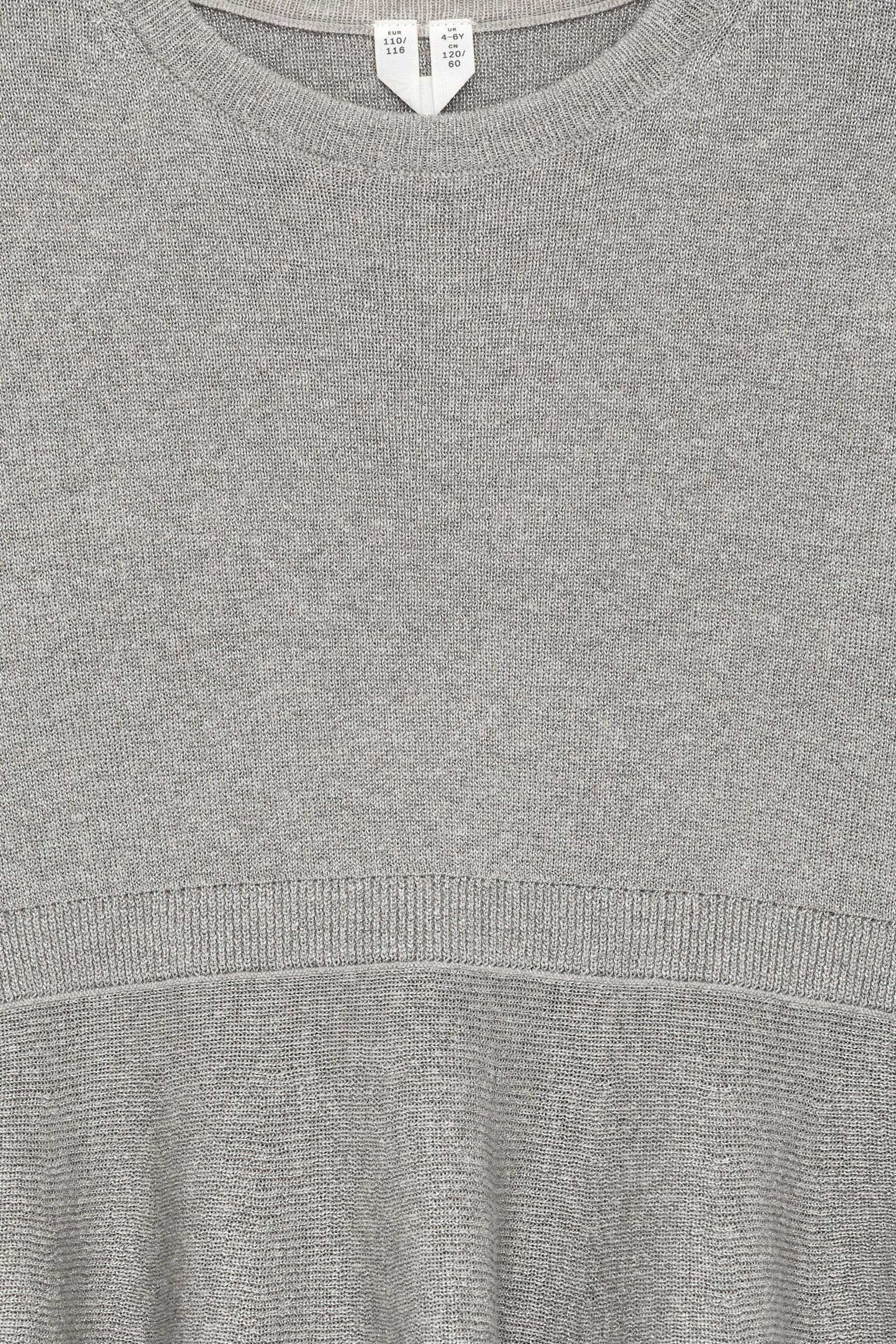Rochie tricotată - Gri - 5