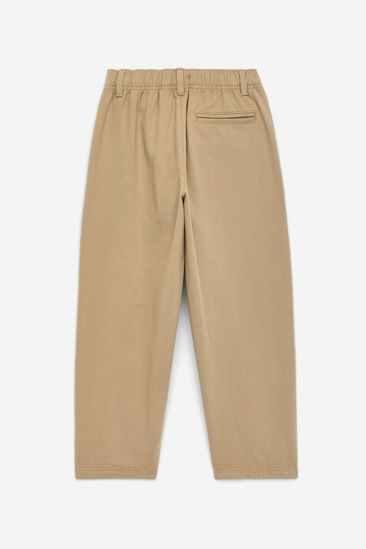 Baumwoll-Chino mit schmal zulaufendem Bein - Beige/Dunkelblau/Knallblau - 2