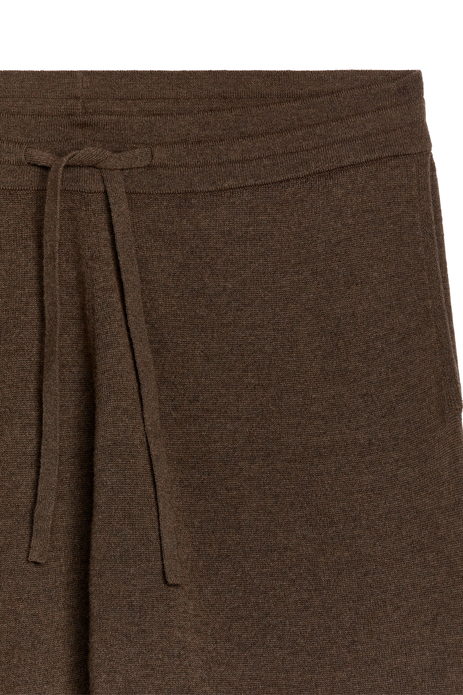 Wool Cashmere Knitted Trousers - Dark Mole - 2