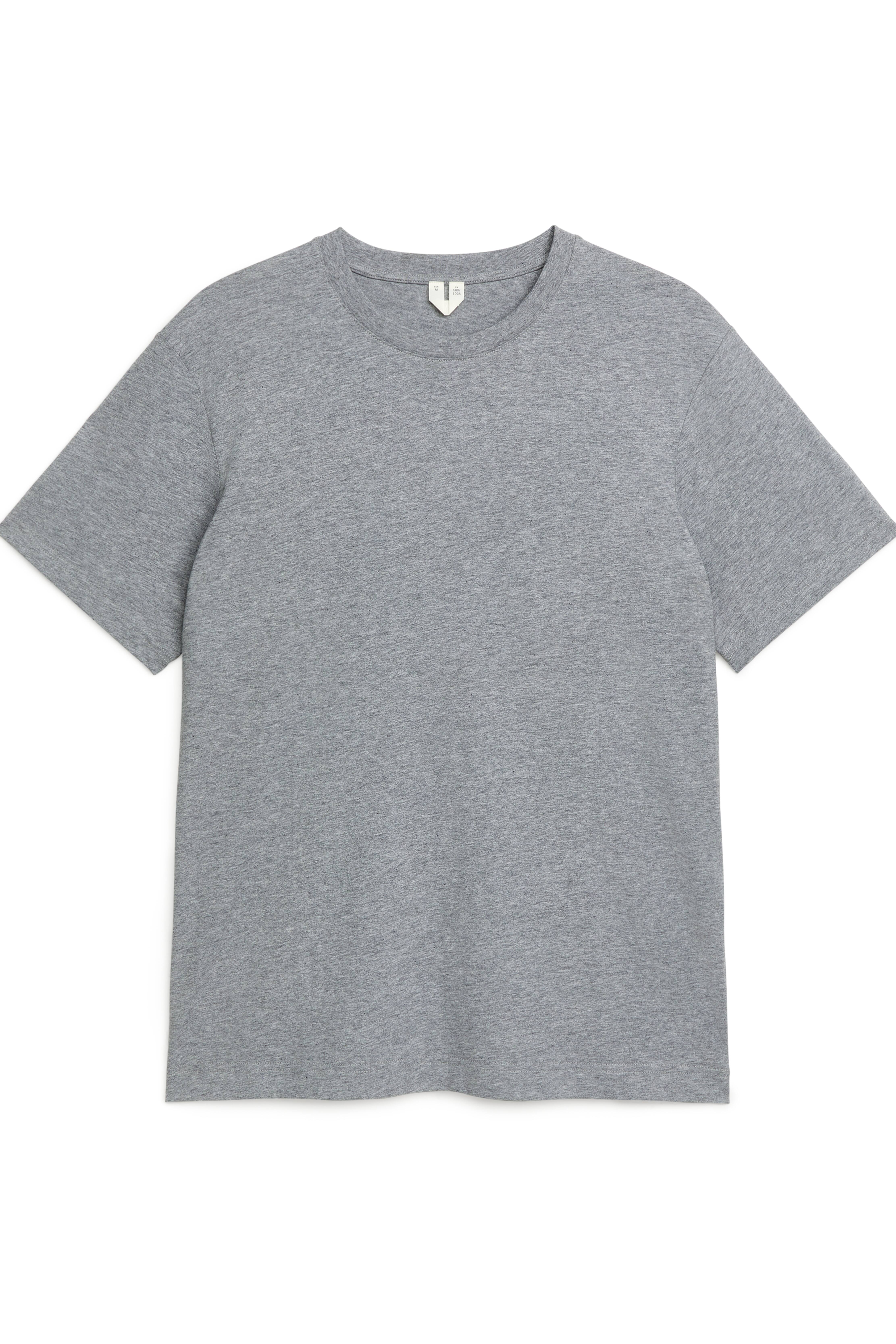 Leichtes T-Shirt - Rundausschnitt - Kurzarm - Taubenblau - Men 