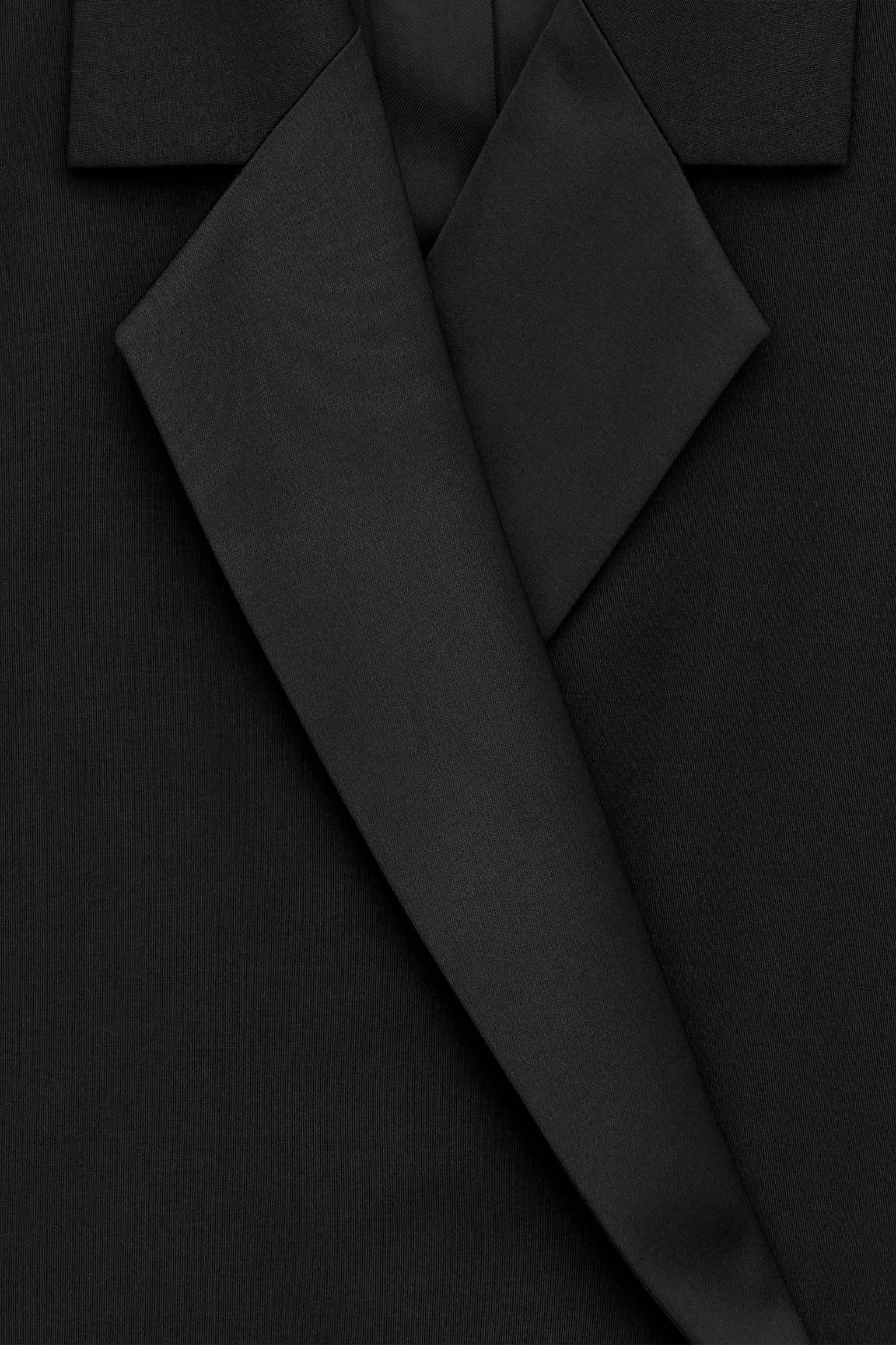 Smokingjacke - Schwarz - 3