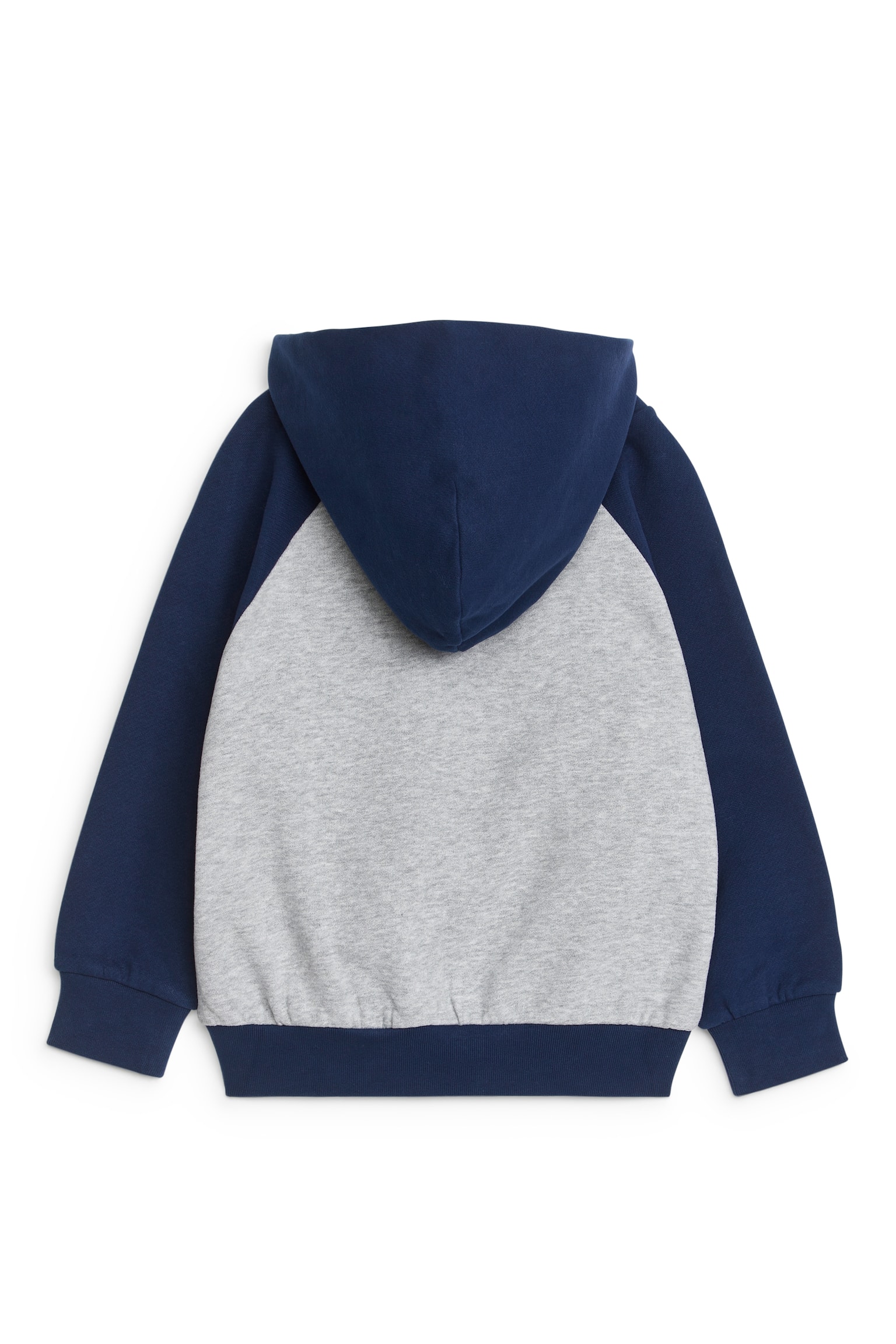 Front-Pocket Hoodie - Dark Blue/Grey - 3