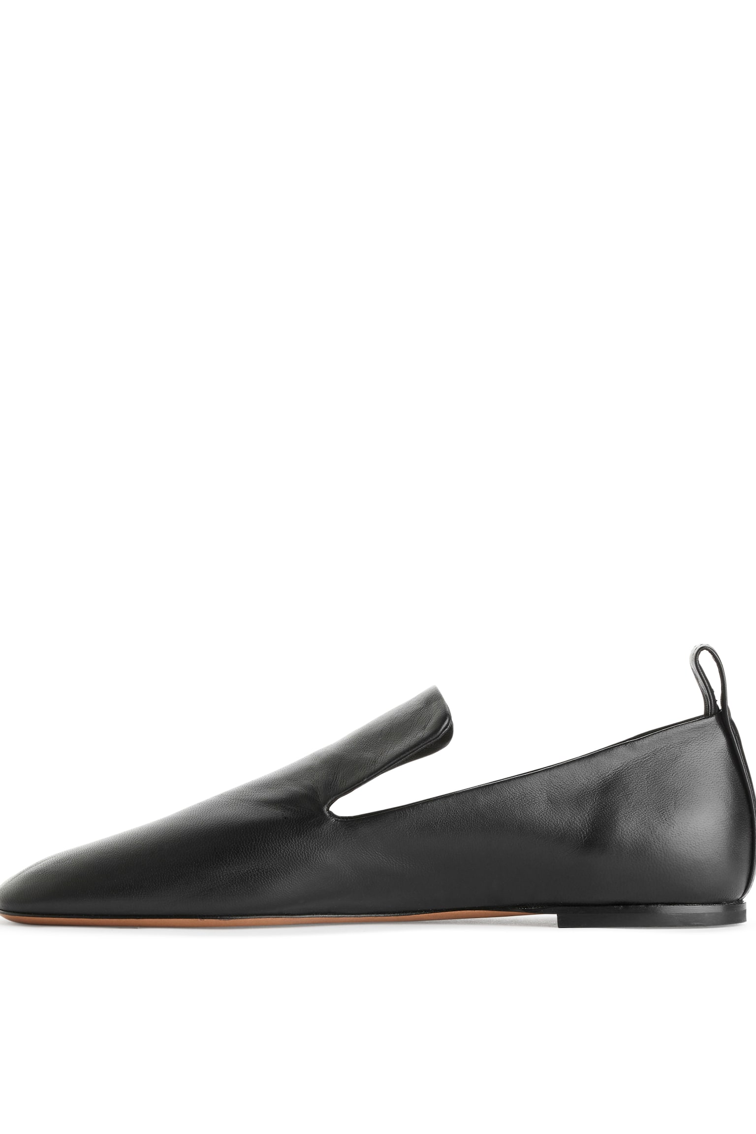 Leather Loafers - Black - 6