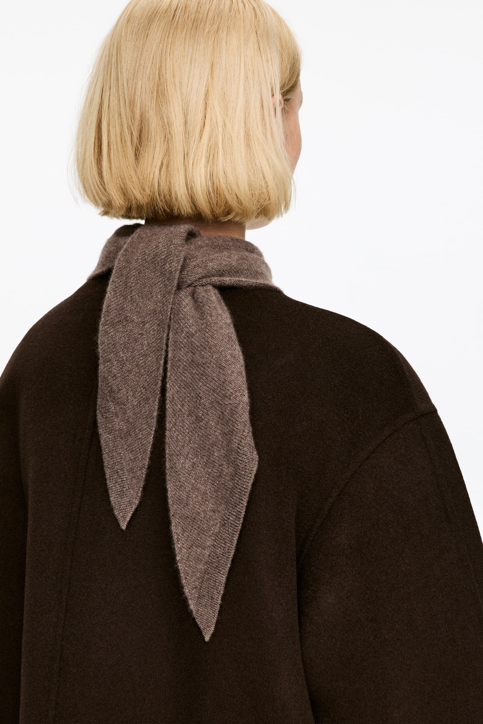 Schal aus Kaschmir - Braun - 4