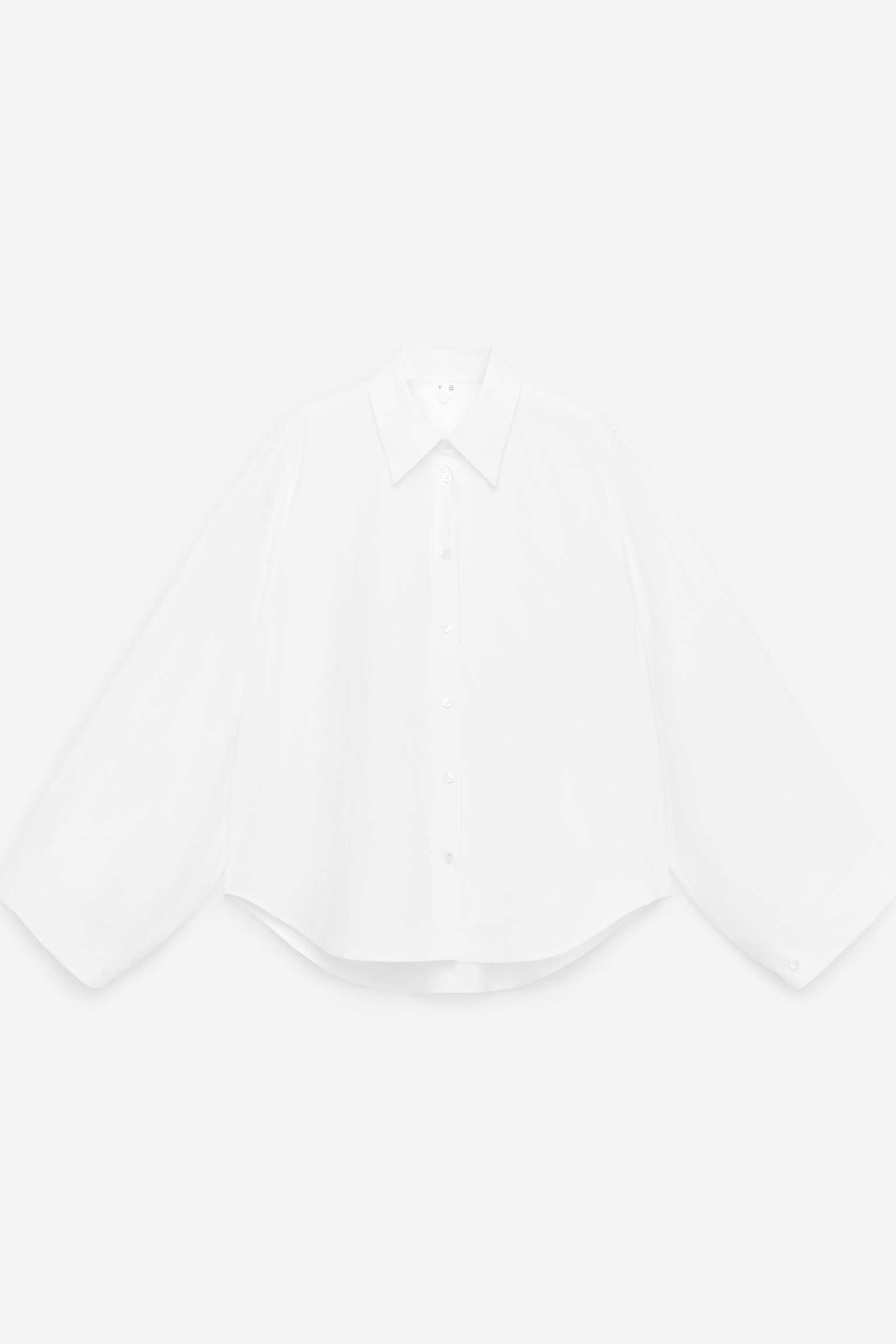 Hemd mit weiten Ärmeln - Weiß/Schwarz - 2