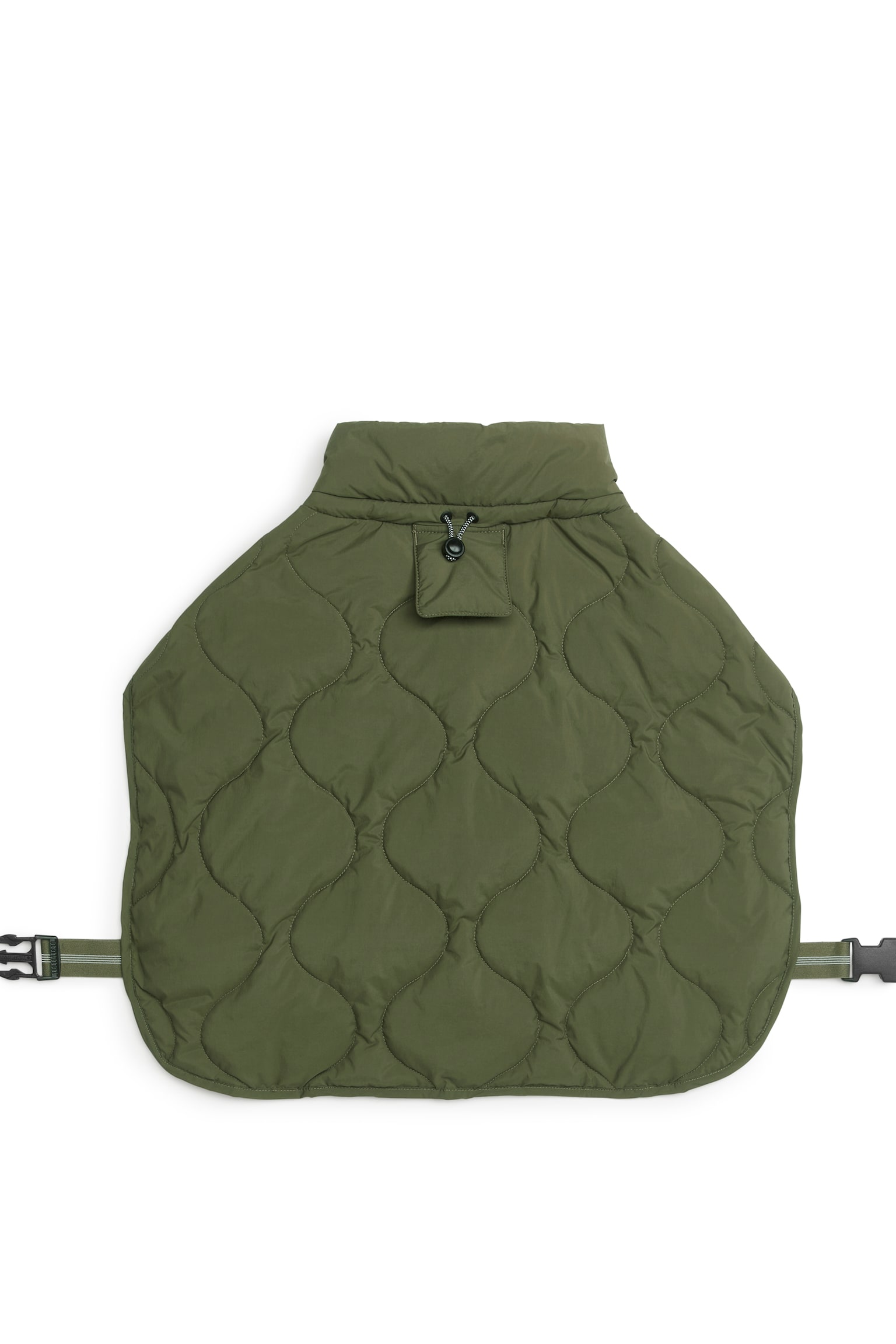 Dog Puffer Jacket - Green/Dark Blue - 3