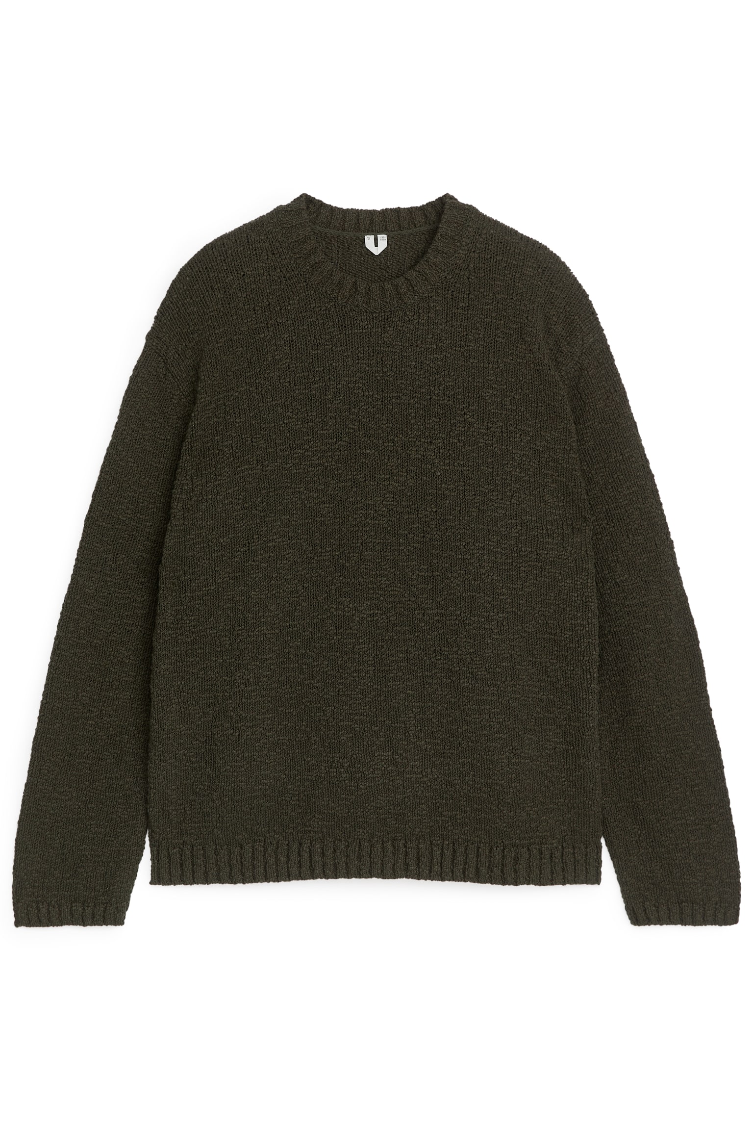 Tape Yarn Jumper - Dark Green/Off Black - 2