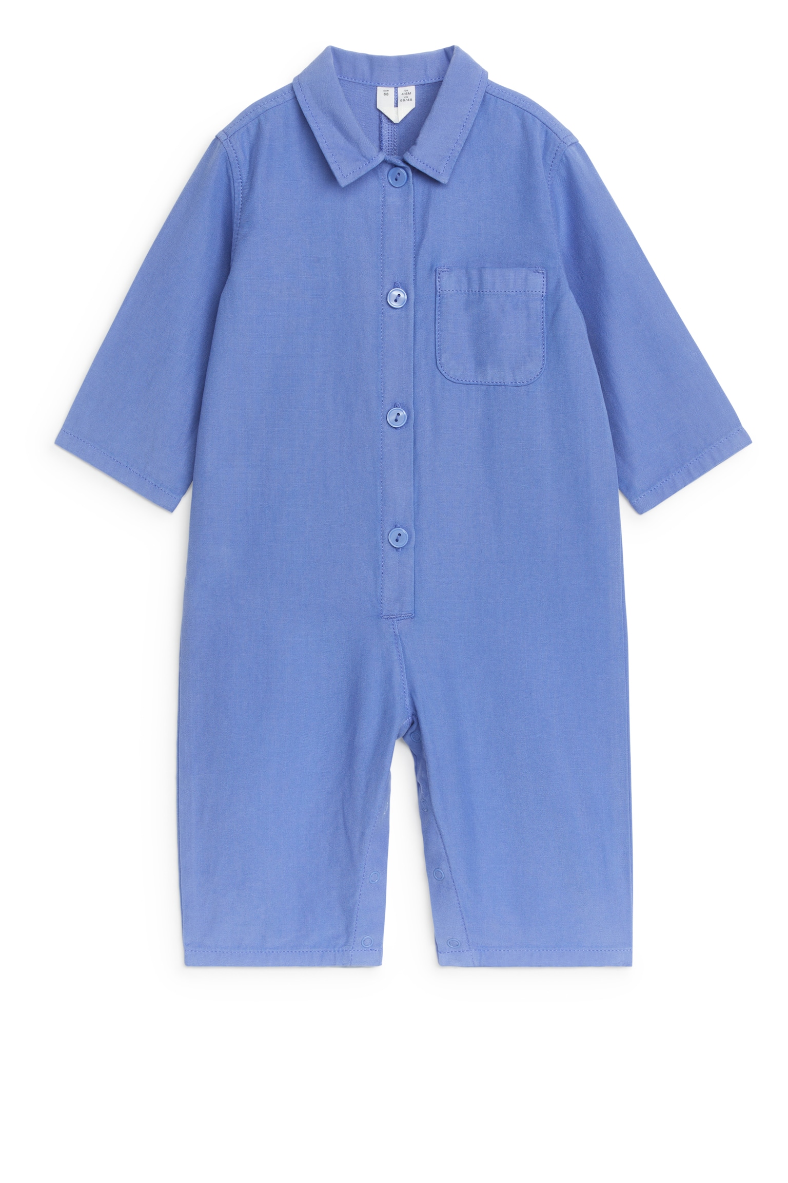 Lyocell Blend Overall - Blue - 1