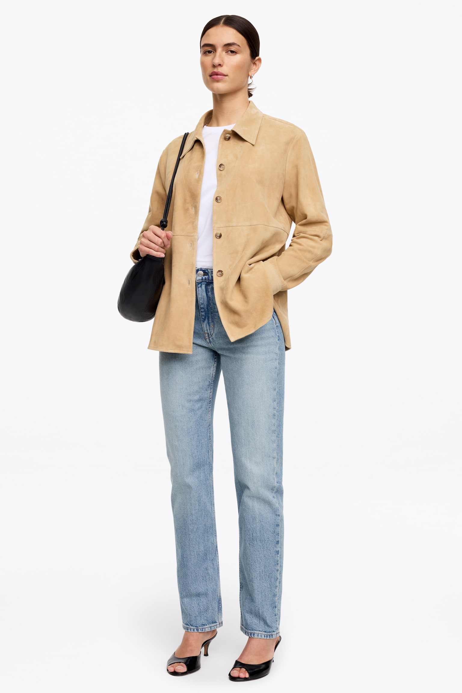 JADE lange slim-fit jeans - Lichtblauw/Zwart/Blauw - 4