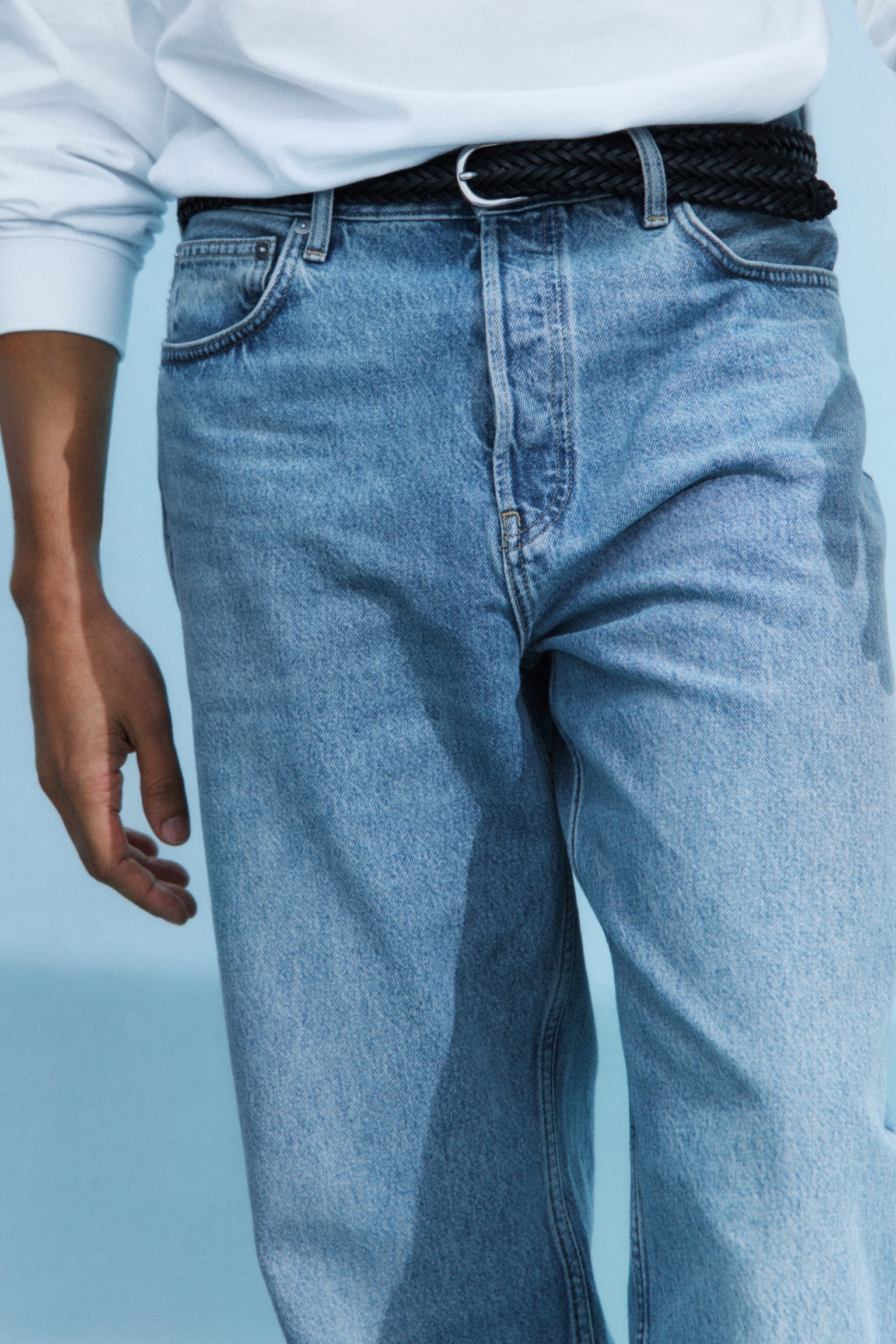 OCEAN Loose Straight Jeans - Blau/Schwarz/Ecru/Dunkelblau/Grau - 6