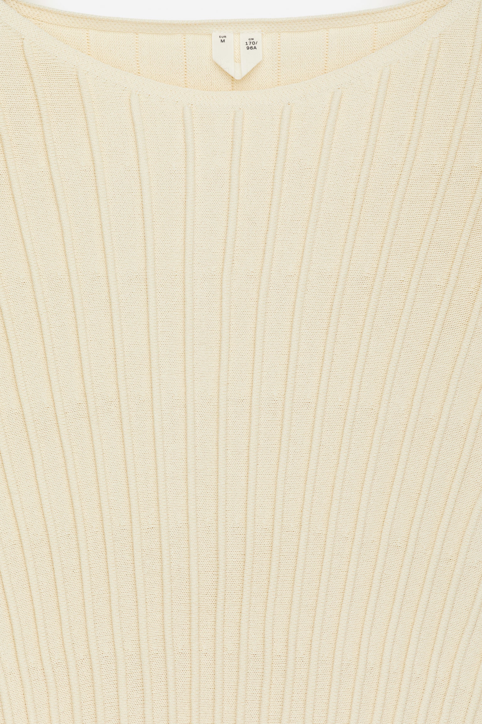 Feinstrickoberteil mit Schößchen - Cremeweiß - 4