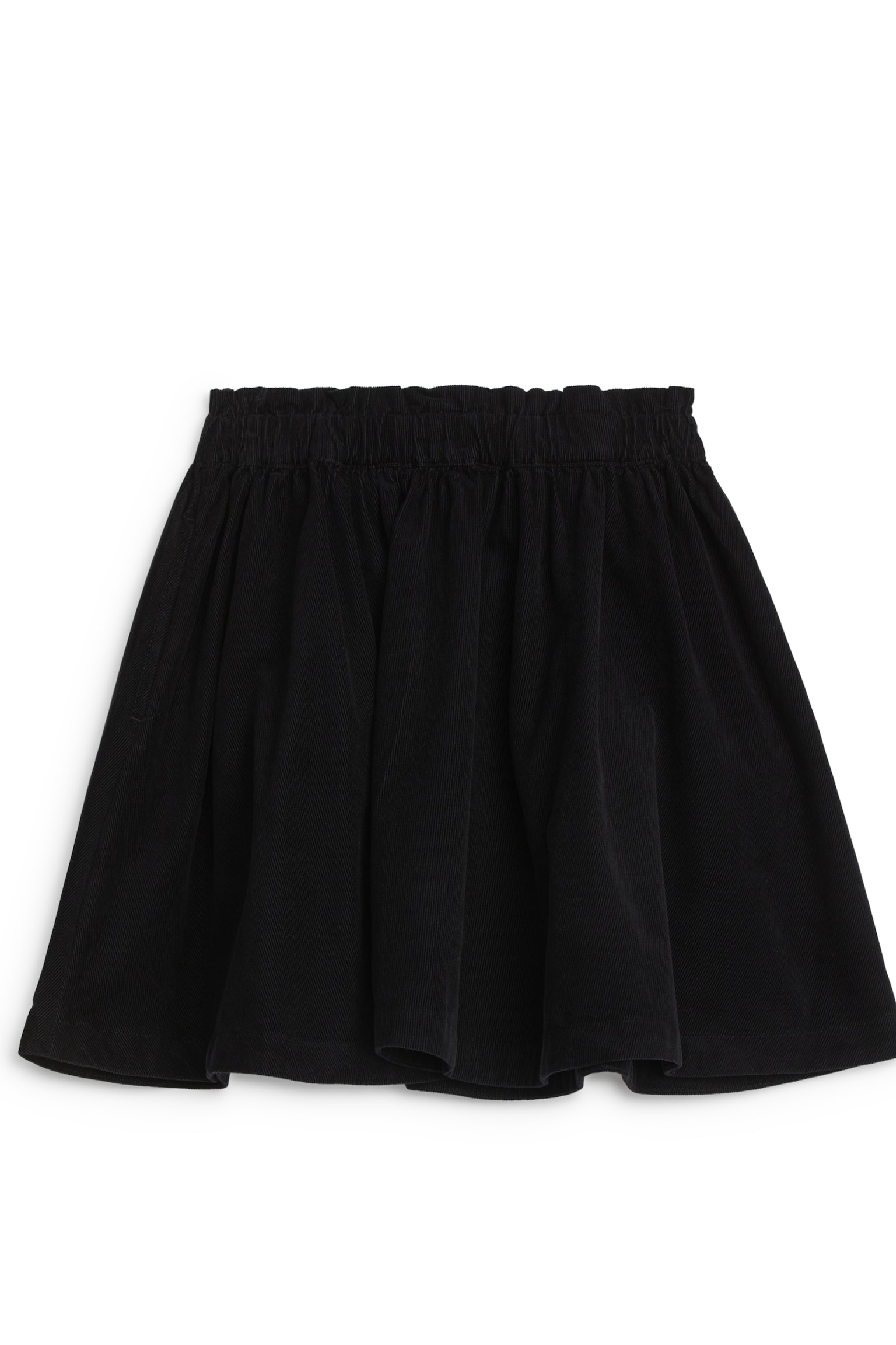 Corduroy Skirt - Black/Mole - 3