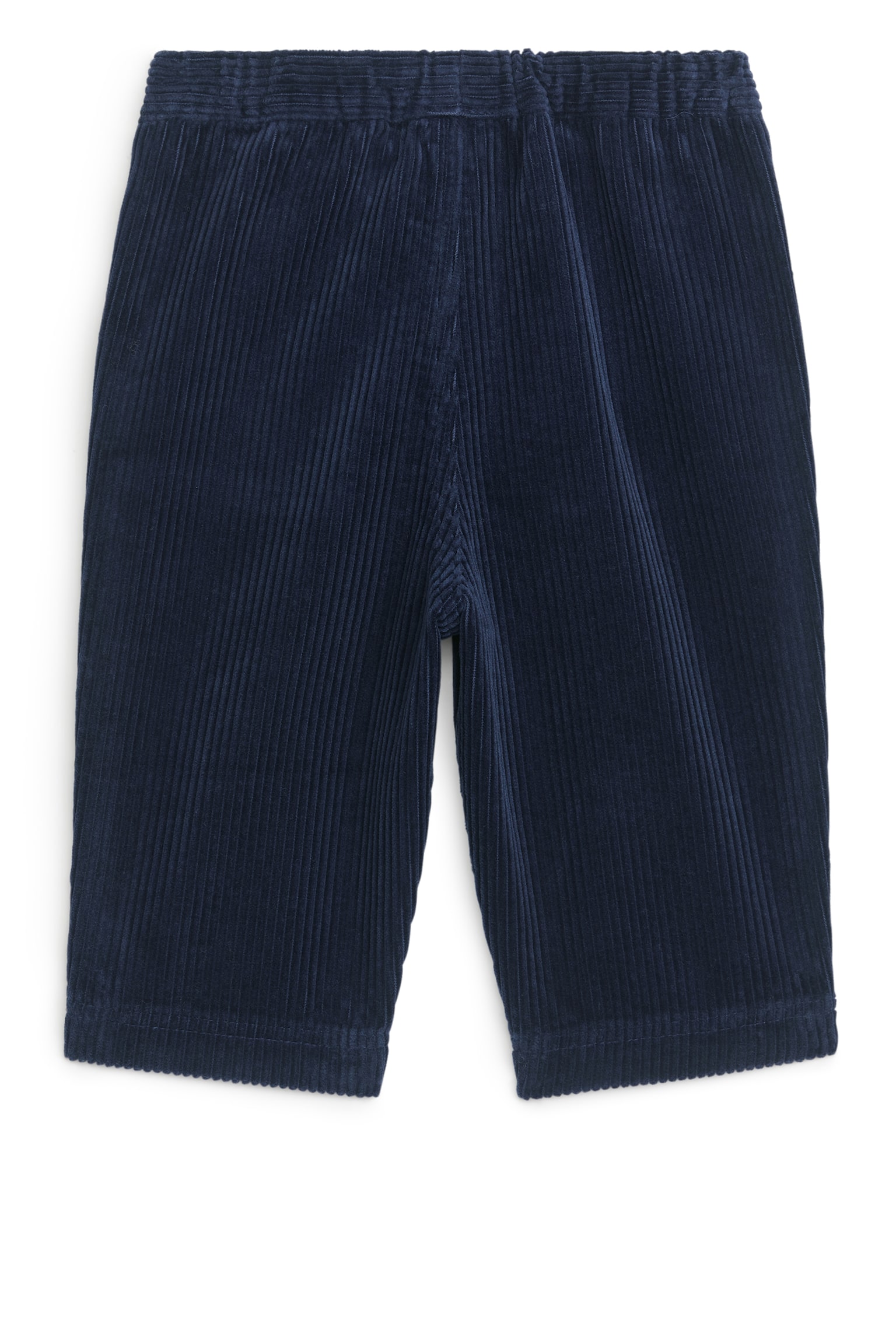 Corduroy Trousers - Dark Blue - 2