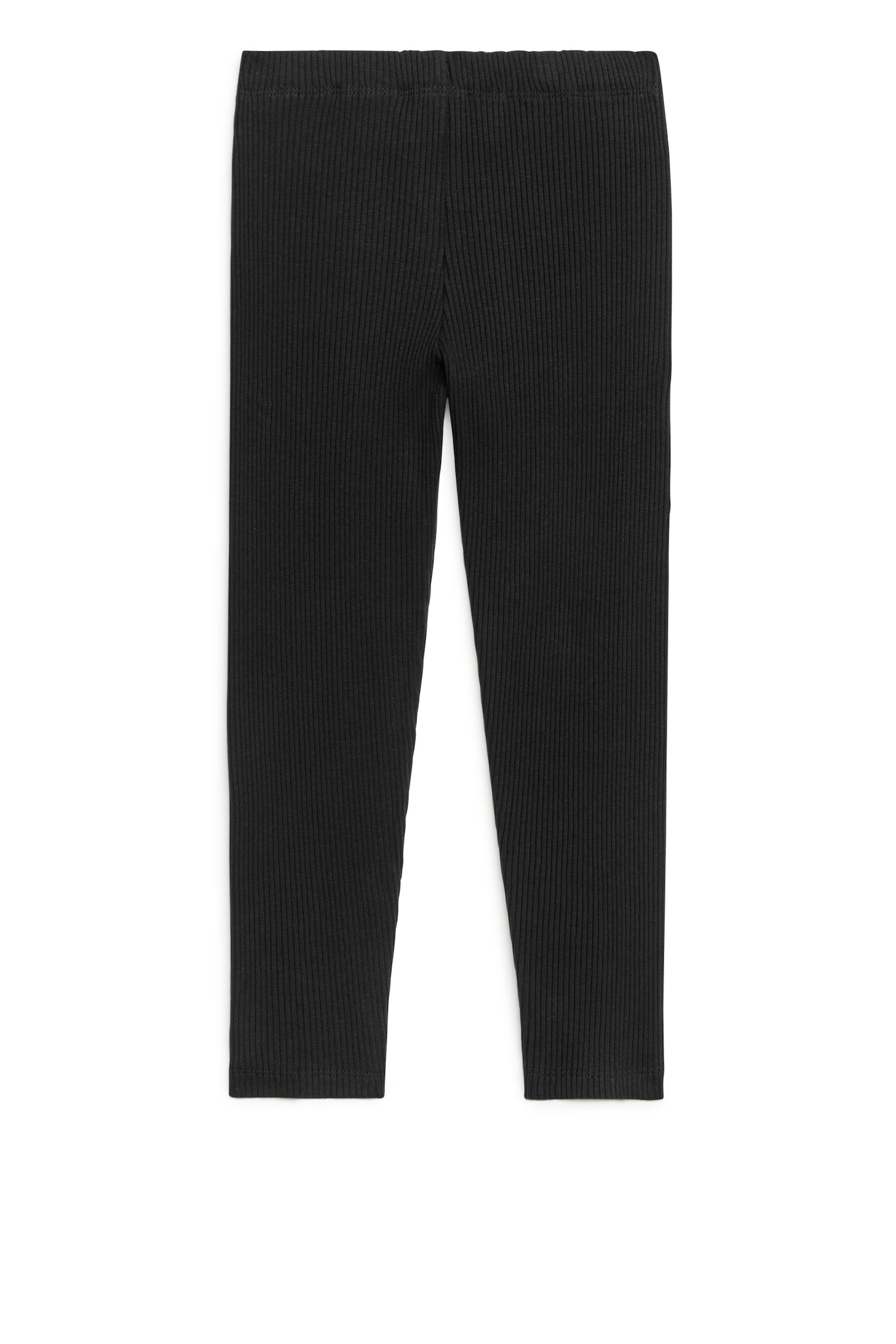 Rib Jersey Leggings - Black/Grey Melange/Blue/Bright Red/Pink - 3