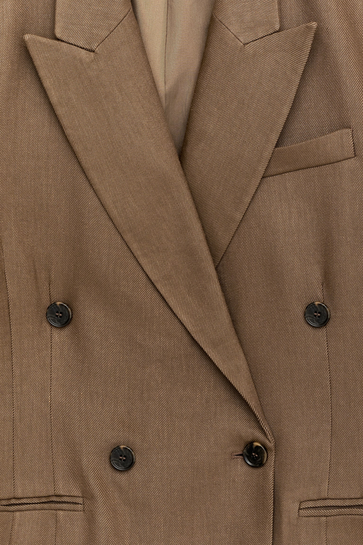 Blazer doppiopetto - Beige scuro - 9
