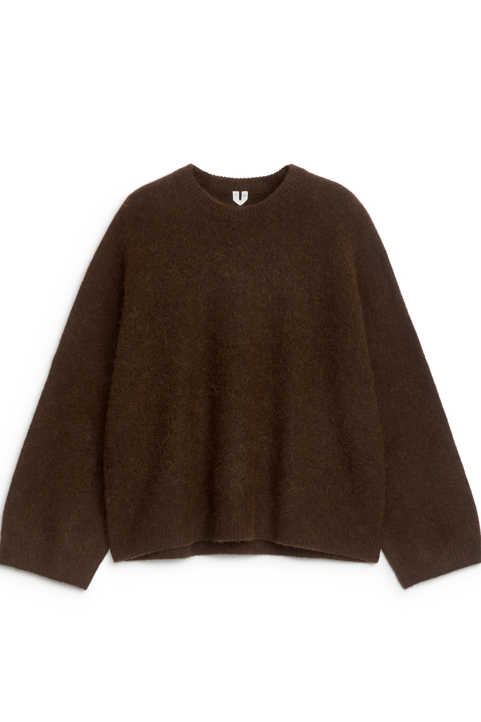 Alpaca-Wool Blend Jumper - Dark Brown/Dark Green/Black/Light Grey/Beige/Dusty Blue/Off White/Dark Yellow/Pink - 2