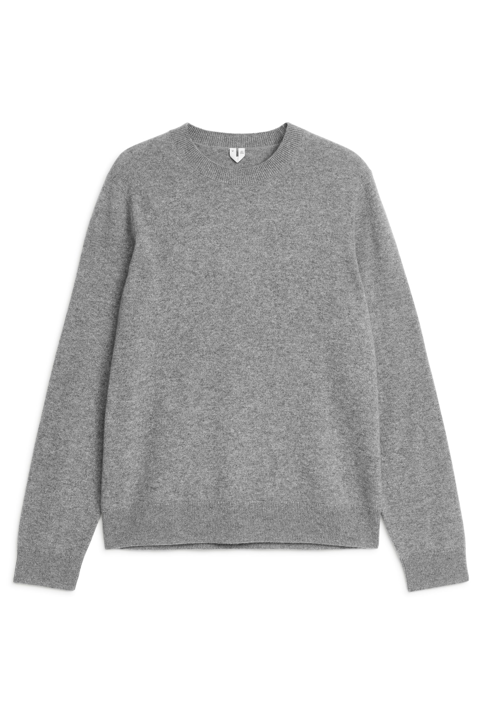 Cashmere Jumper - Light Grey/Dark Brown/Dark Blue - 2