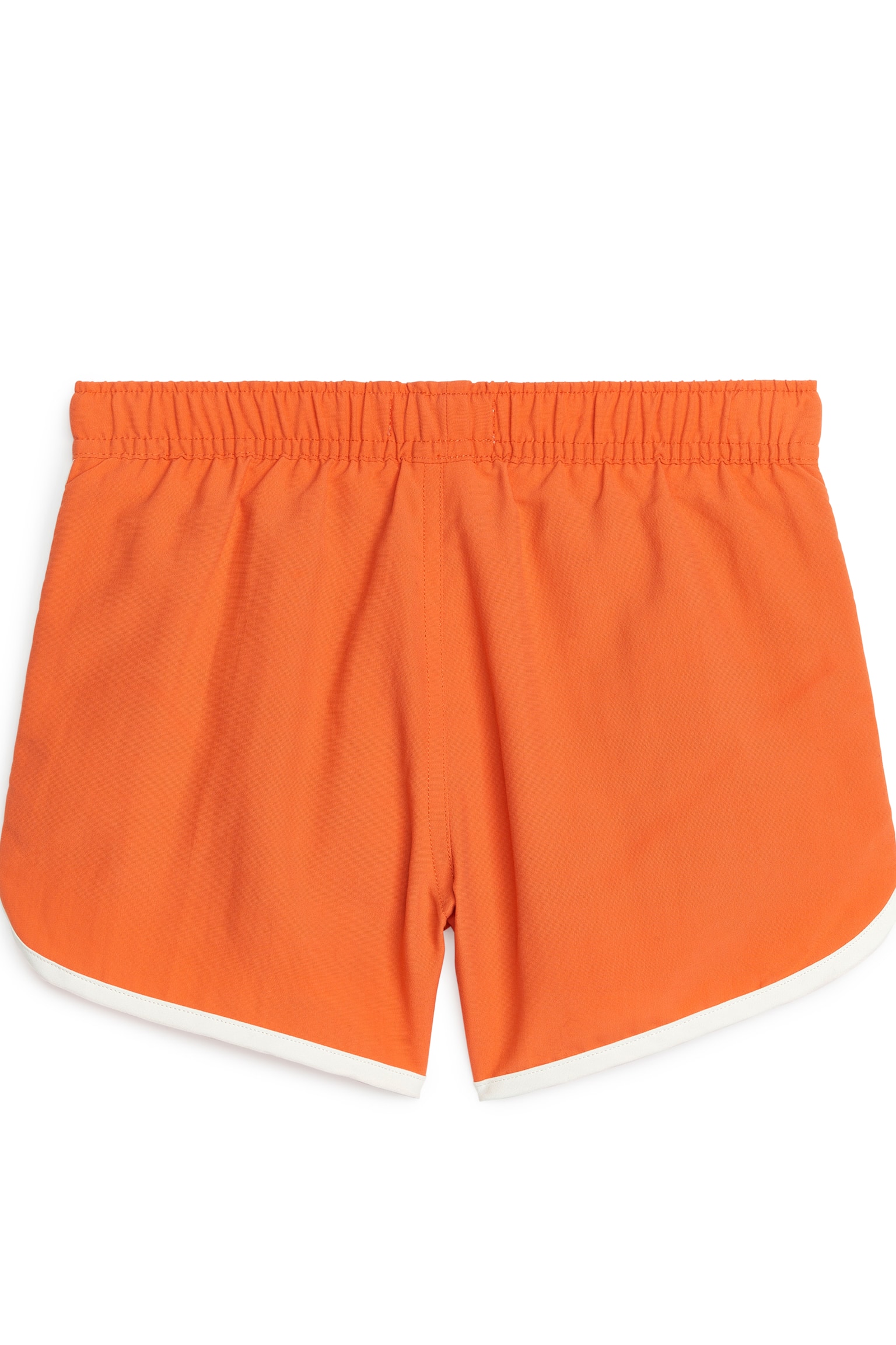 Contrast Binding Swimshorts - Orange/Bright Blue - 3