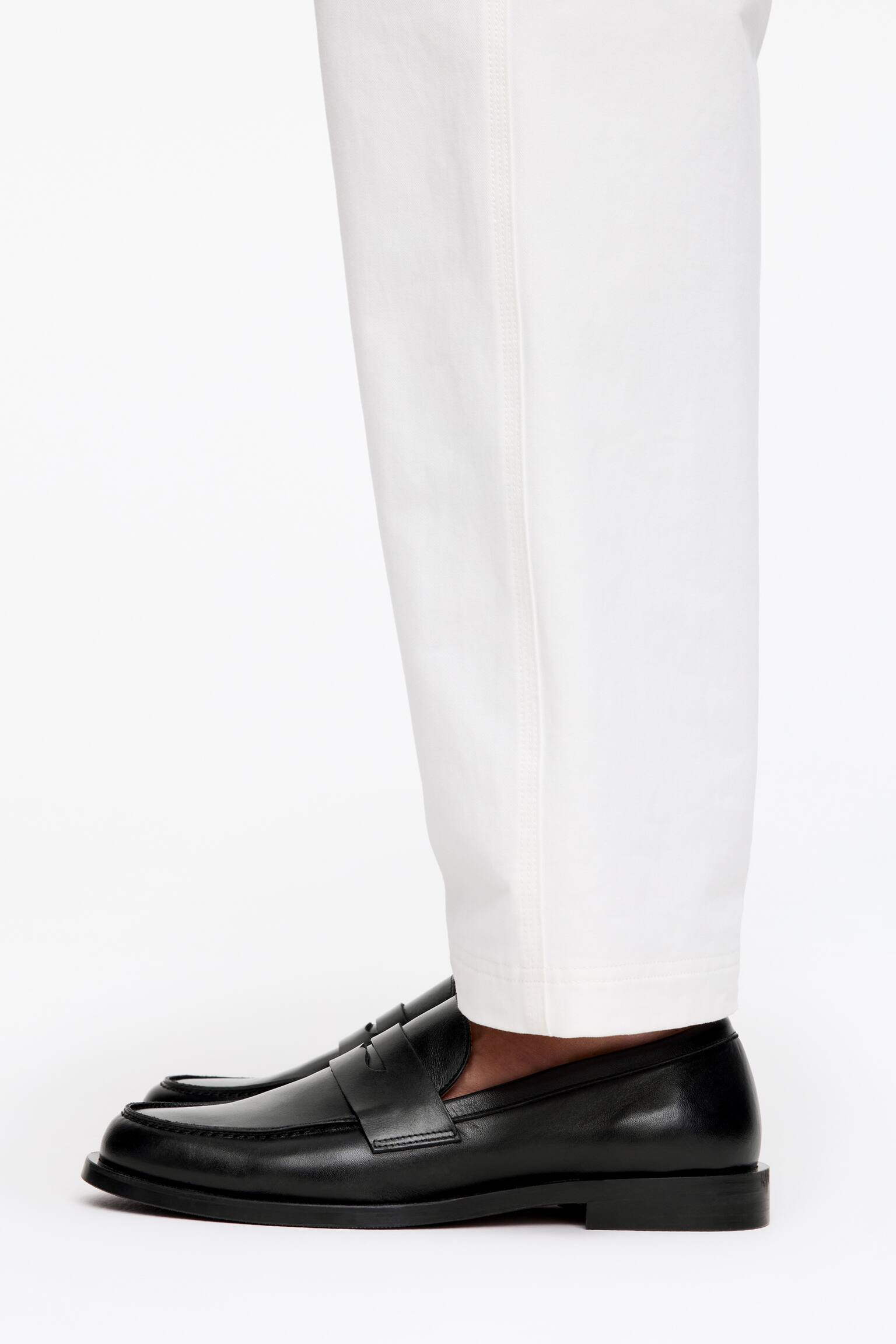 Mocassins en cuir - Noir - 1
