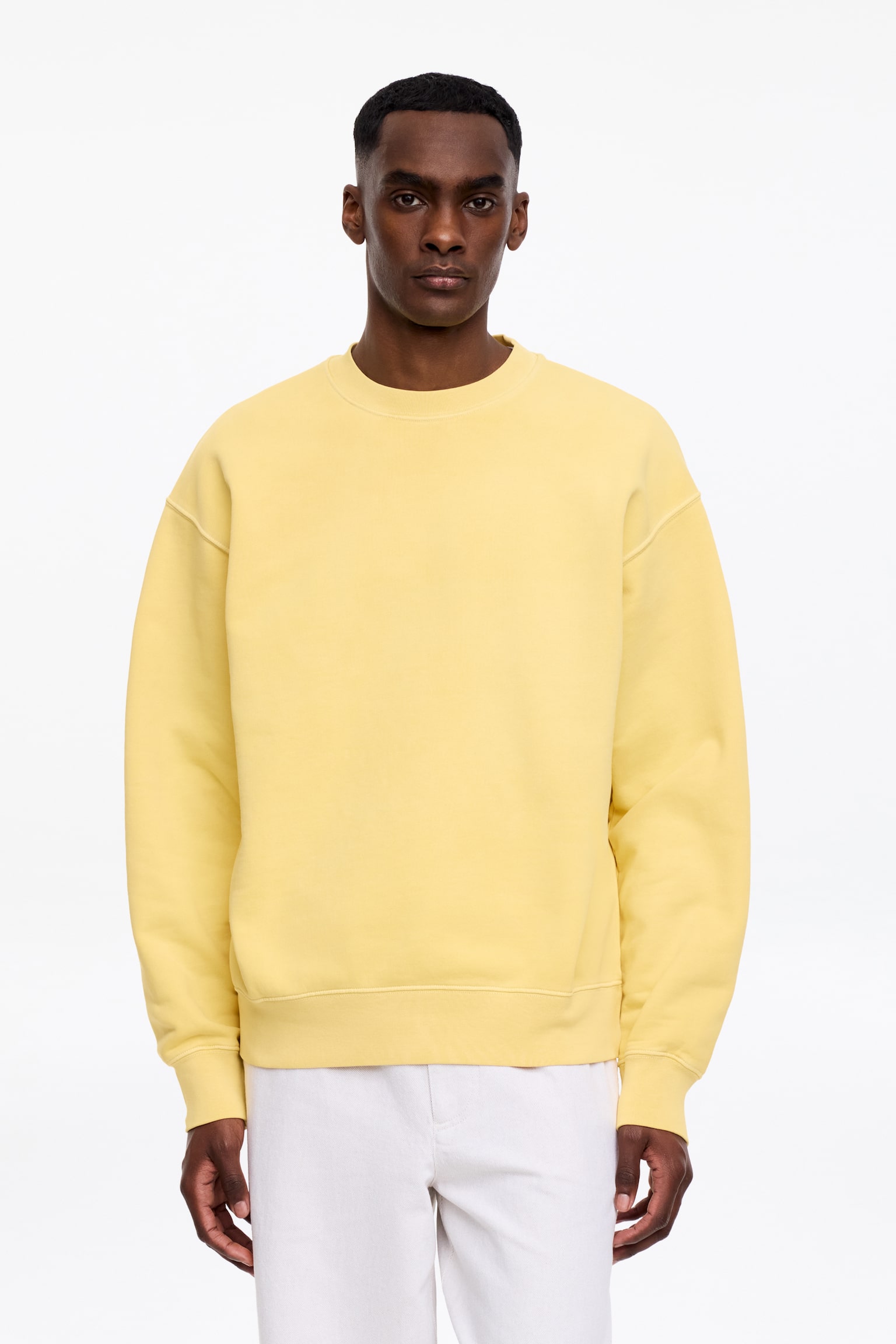 Felpa dalla vestibilità rilassata - Giallo/Rosso - 1