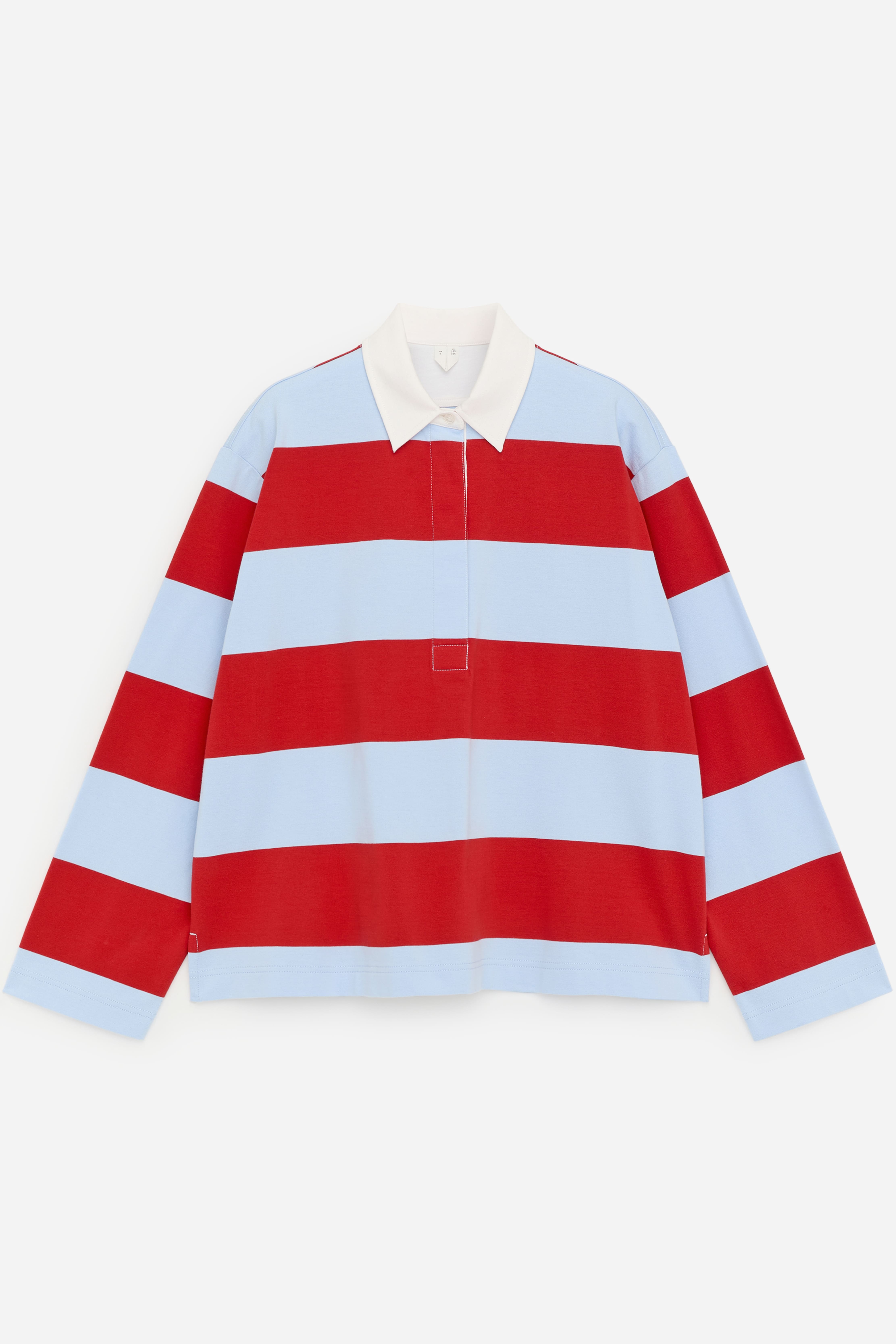 Poloshirt aus Baumwolle - Rot/Blau/Braun/Weiß