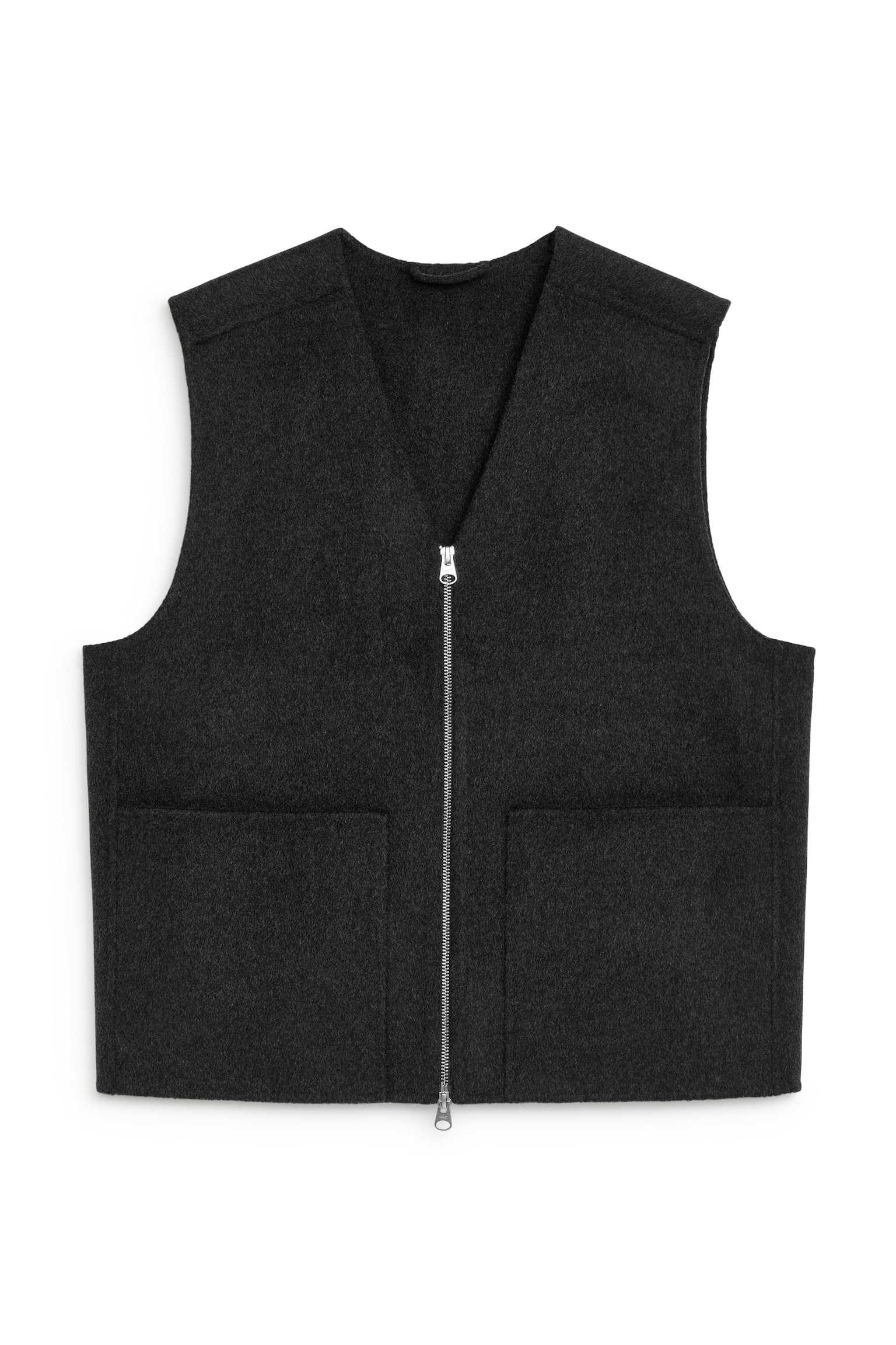 Double-Face Vest - Dark Grey - 2