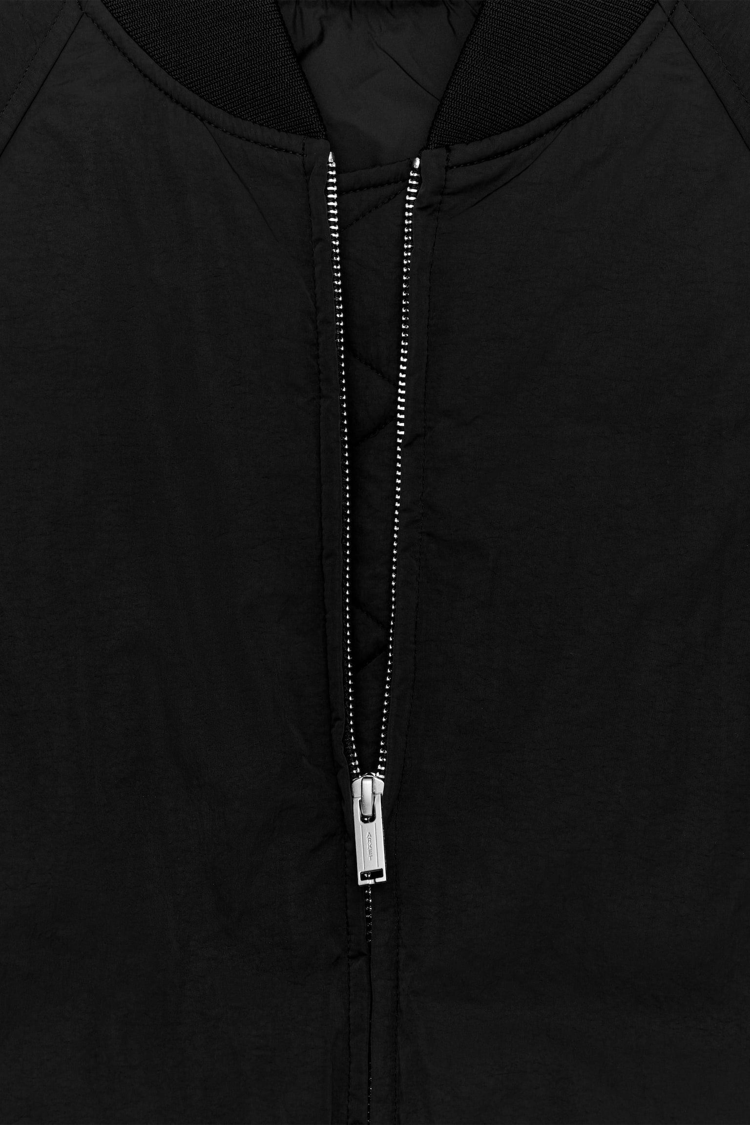 Μπουφάν Upcycled Down Cropped - Black/Σκούρο Κόκκινο - 6