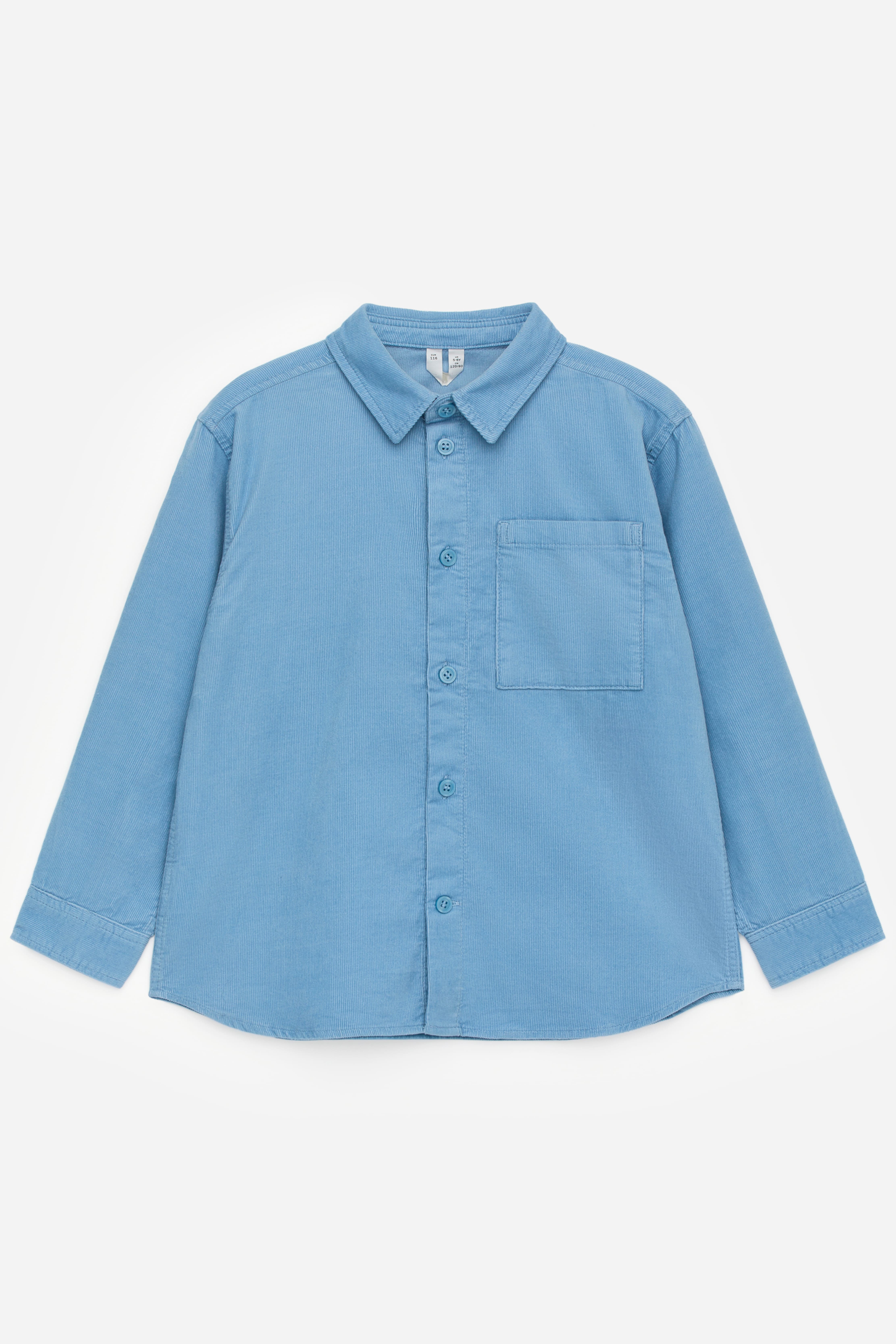 Corduroy overhemd - Lichtblauw