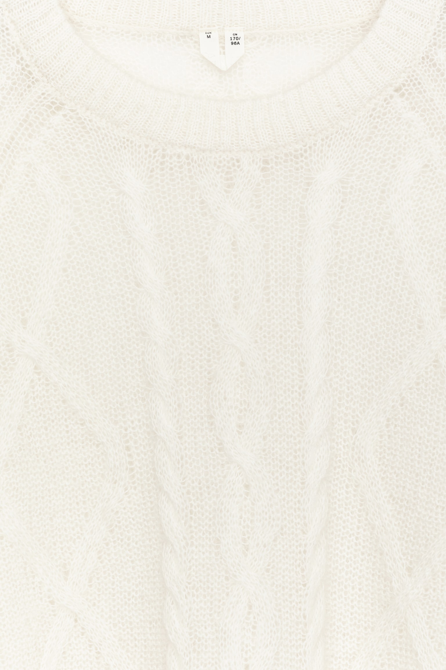 Pullover aus Wolle und Mohair - Weiß - 3