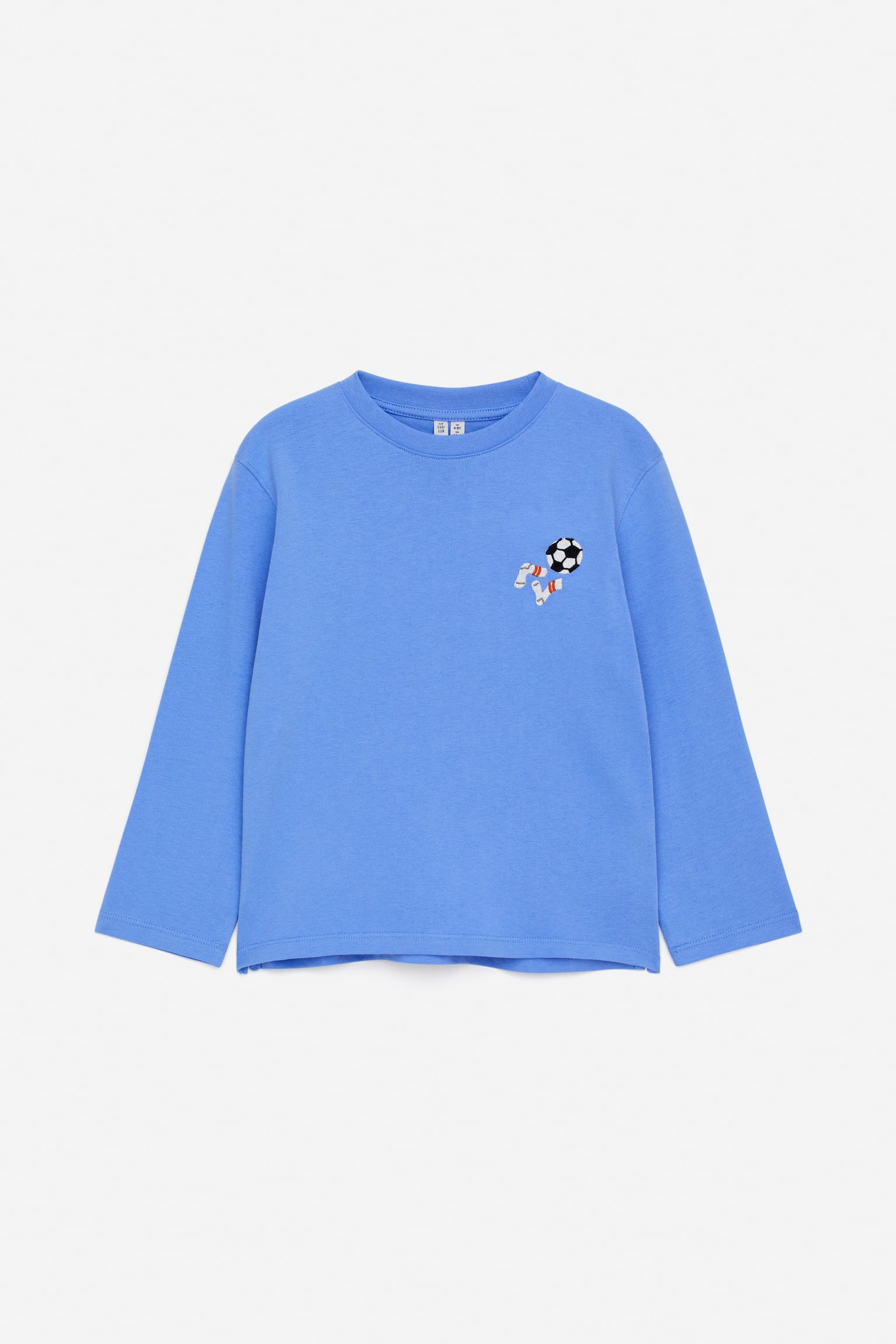 Langermet t-skjorte - Lyseblå
