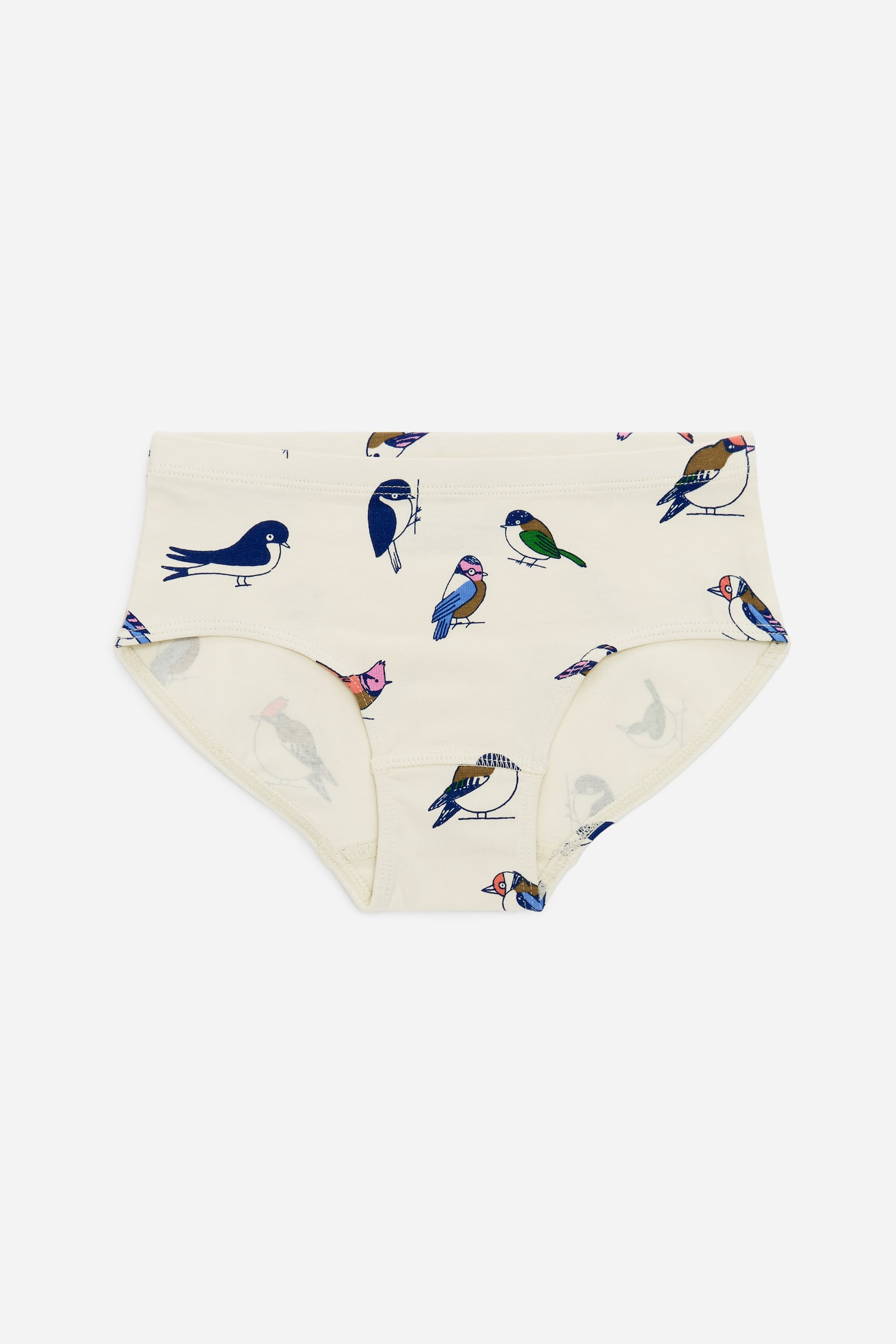 Trosor i bomullstrikå, 3-pack - Färgmix/Vit/röd/rosa/Rosa/off-white/Off-white/röd - 4