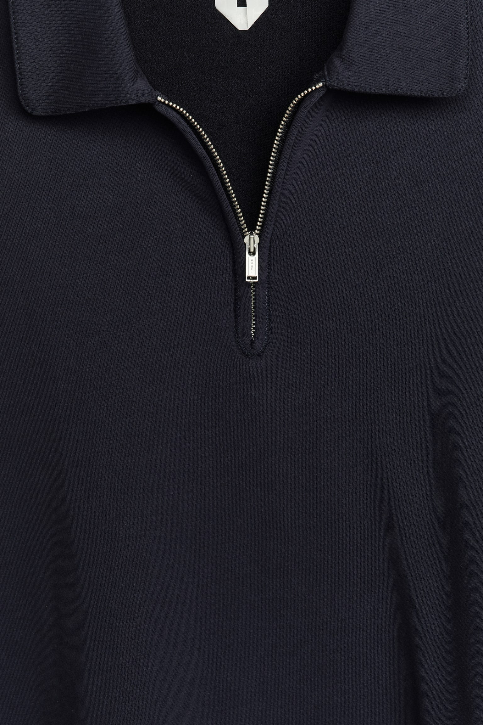 Half-Zip Polo Shirt - Dark Blue/Dark Mole - 4