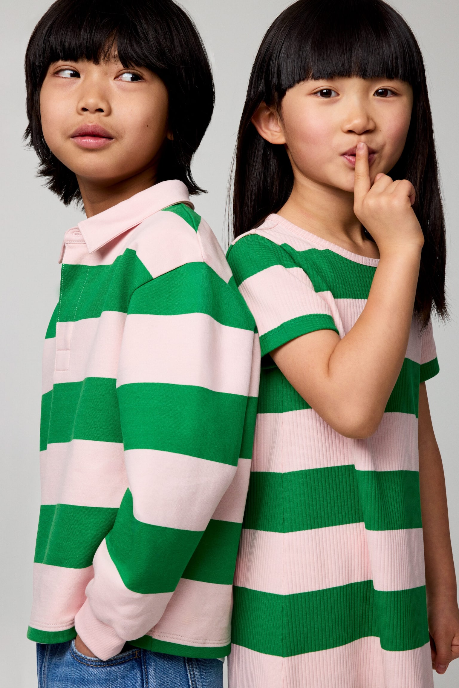 T-shirtjurk - Roze/groen - 2