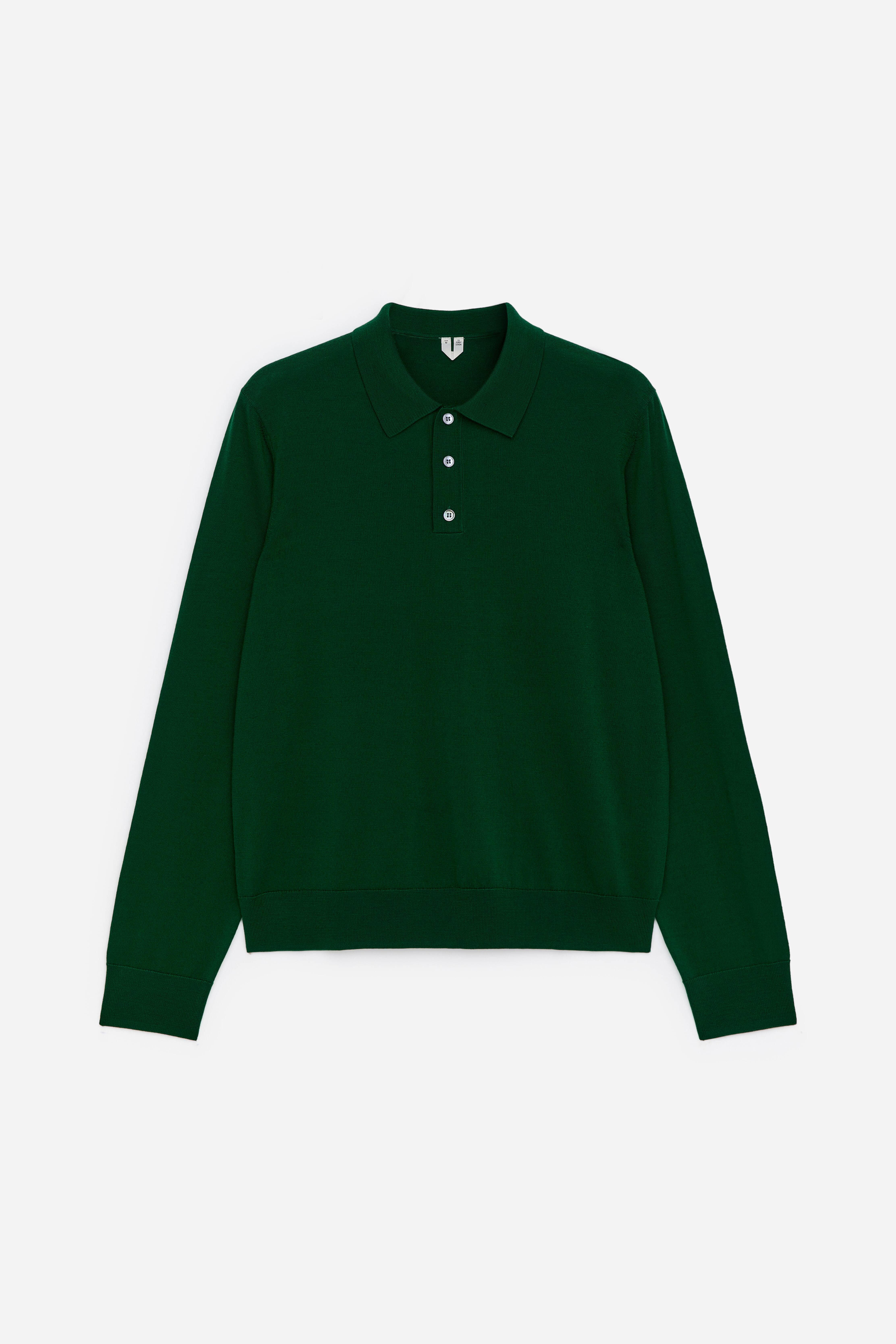 Polopullover aus Merinowolle - Grün/Hellblau/Dunkelblau/Dunkelgrün/Graumeliert