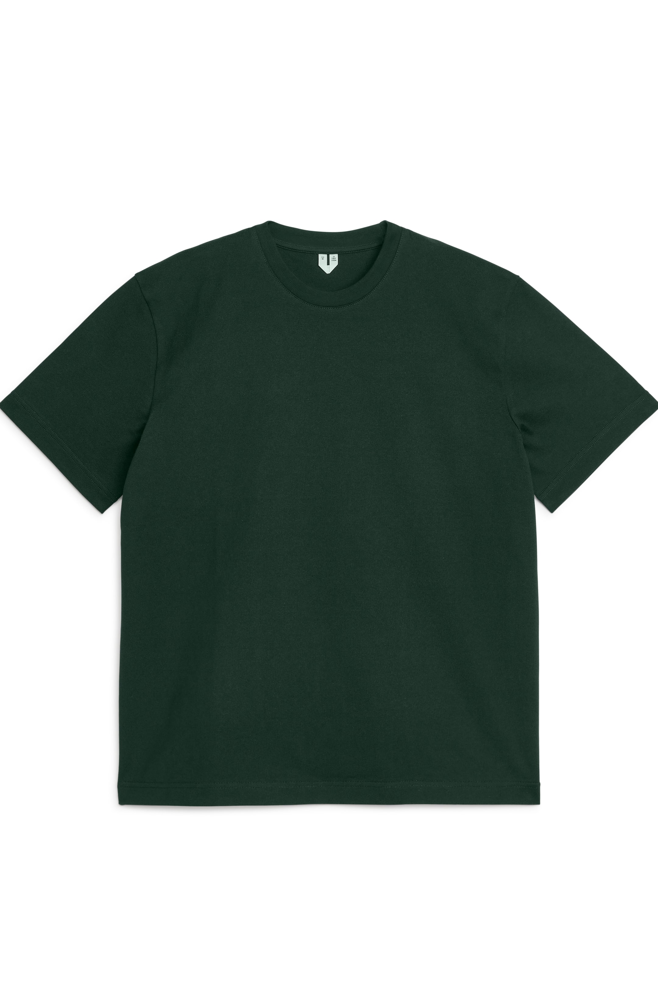 Schweres T-Shirt - Rundausschnitt - Kurzarm - Dunkelgrün - Men 