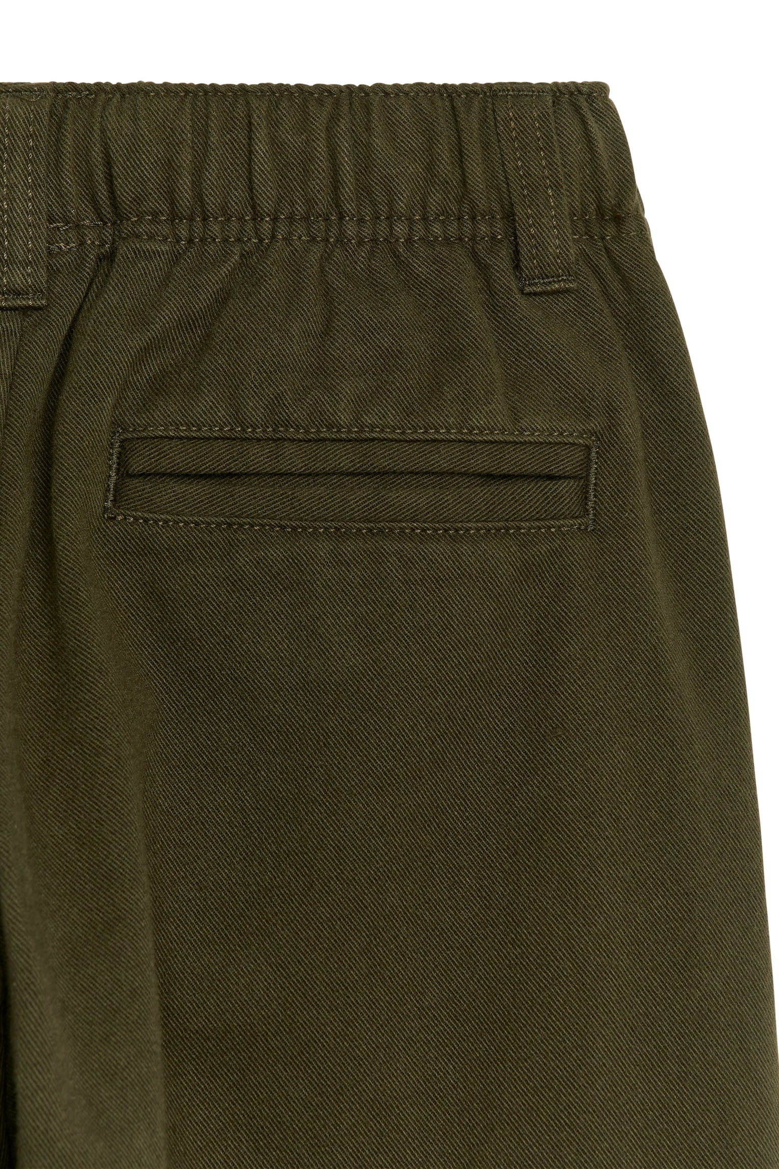 Tapered Cotton Chinos - Khaki Green/Black/Dark Blue - 5