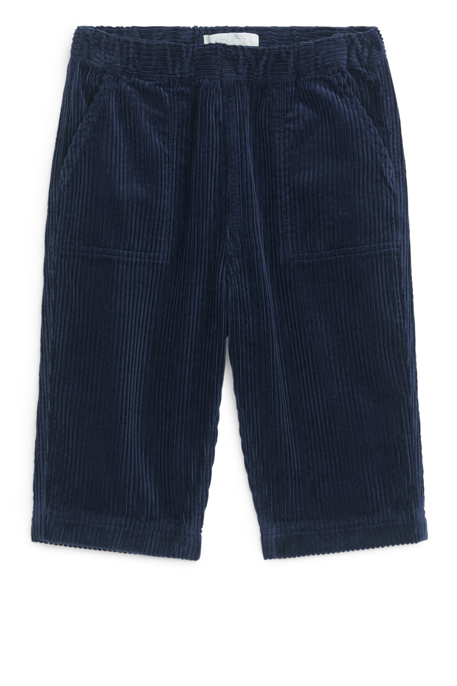 Corduroy Trousers - Dark Blue - 1