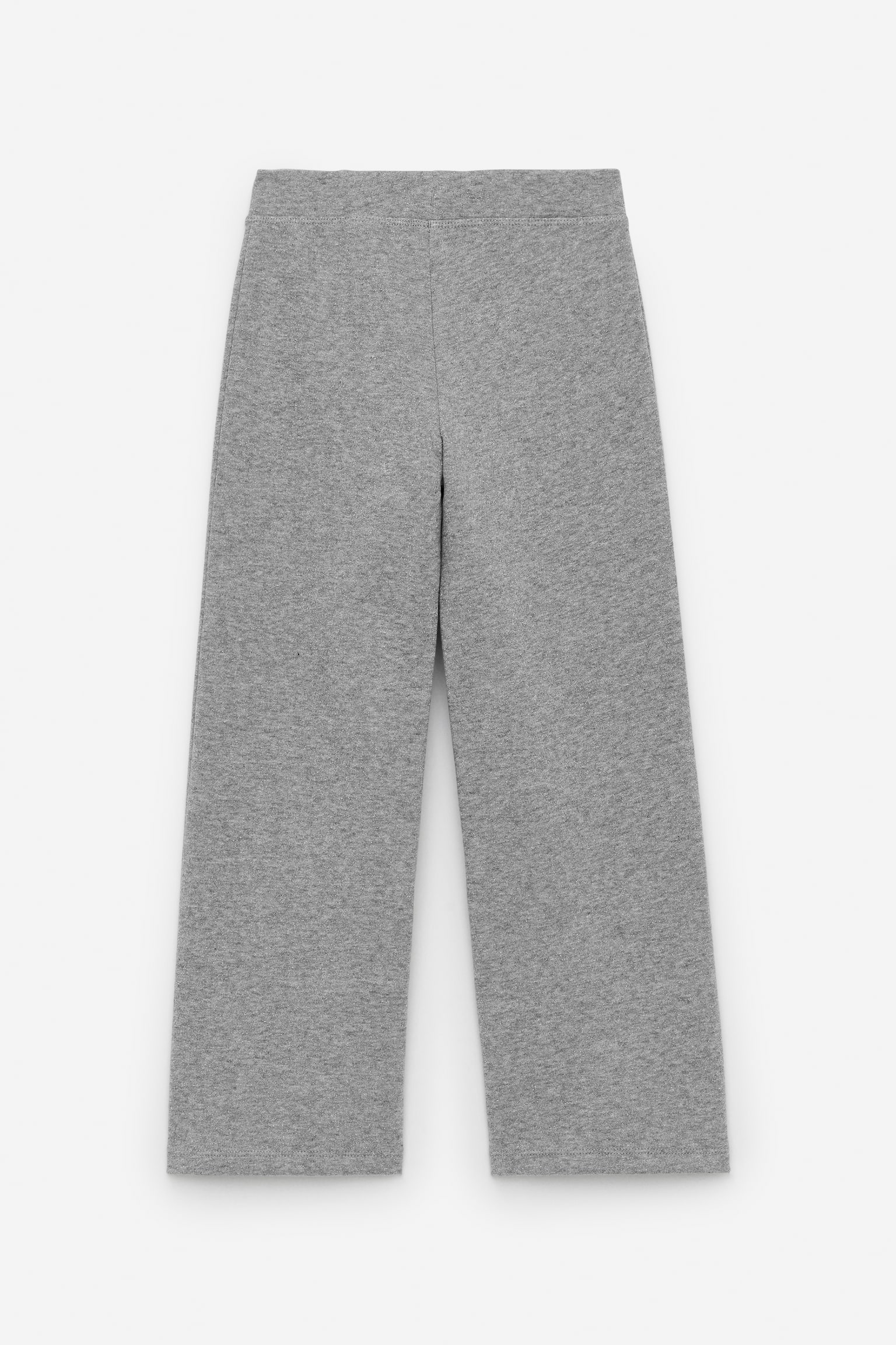 Wide-Leg Sweatpants - Grey Melange - 2