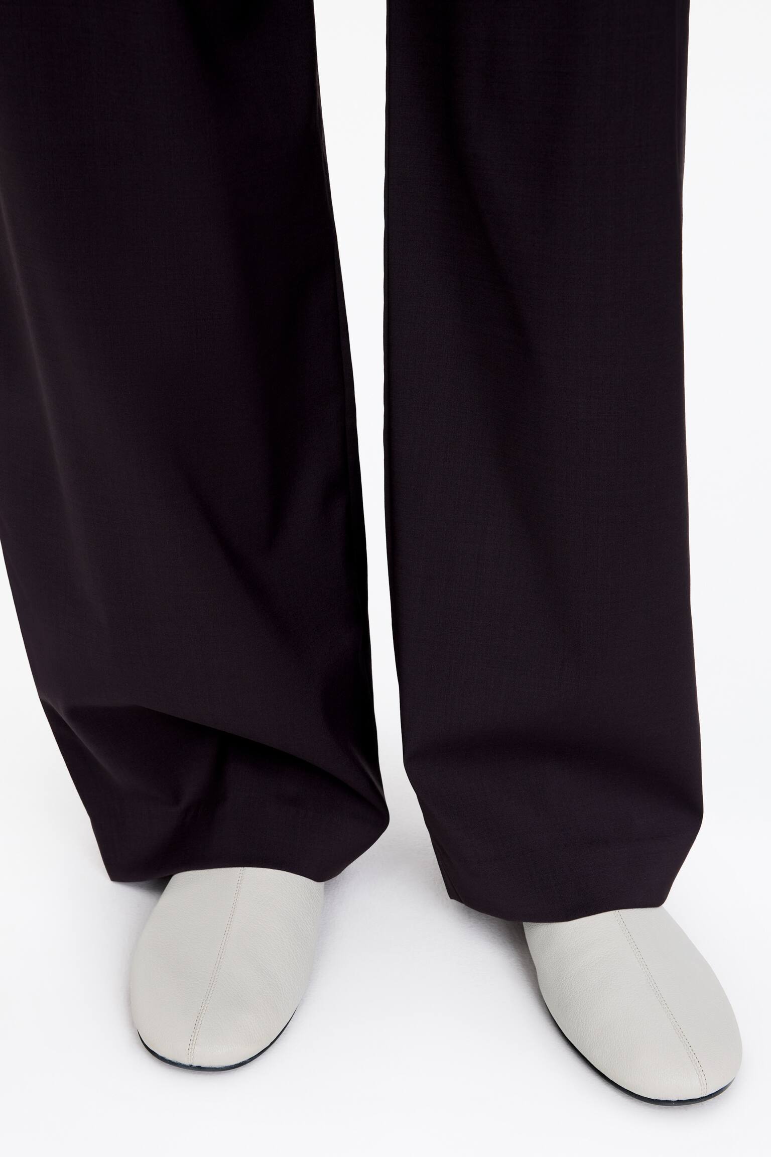 Ballerine a pantofola in pelle - Grigio/Marrone/Nero - 1